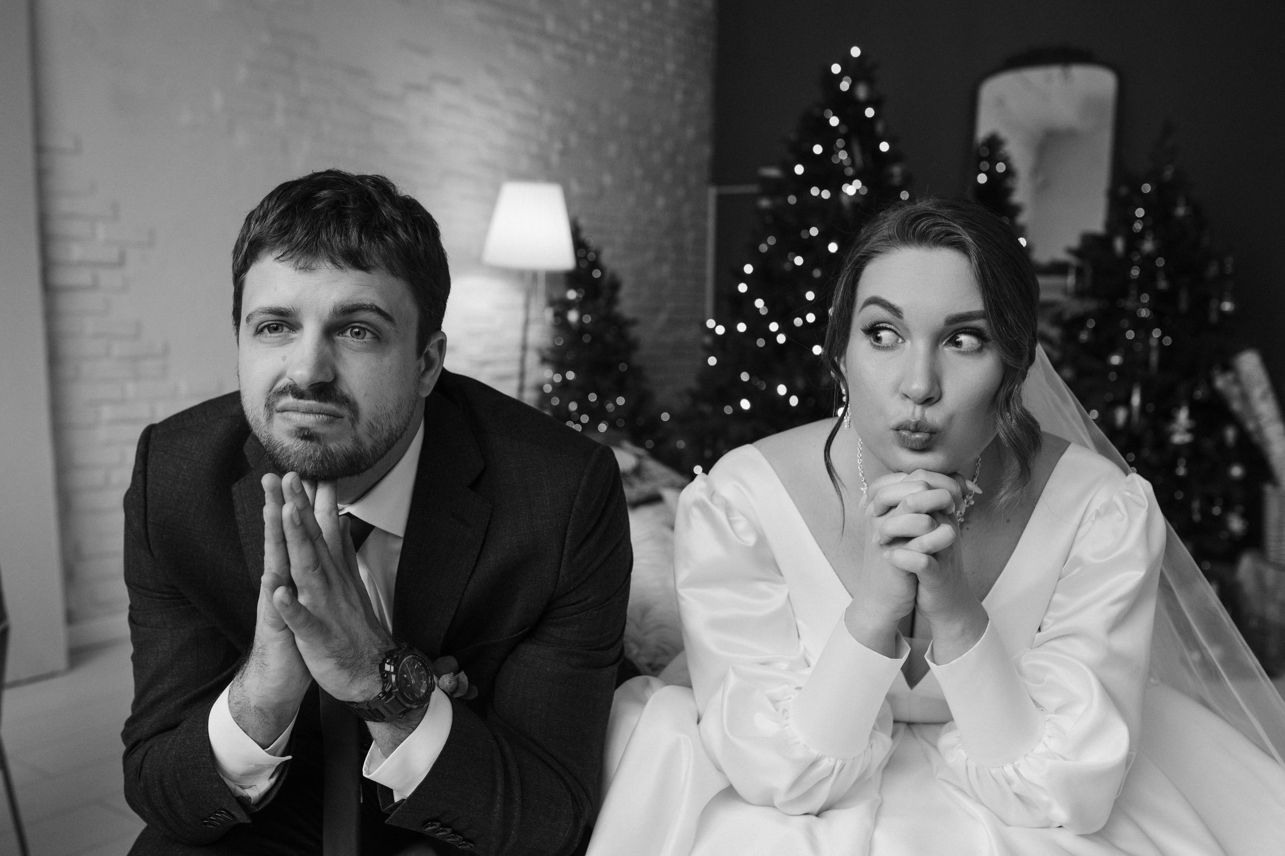 новогодняя свадьба, зимняя свадьба