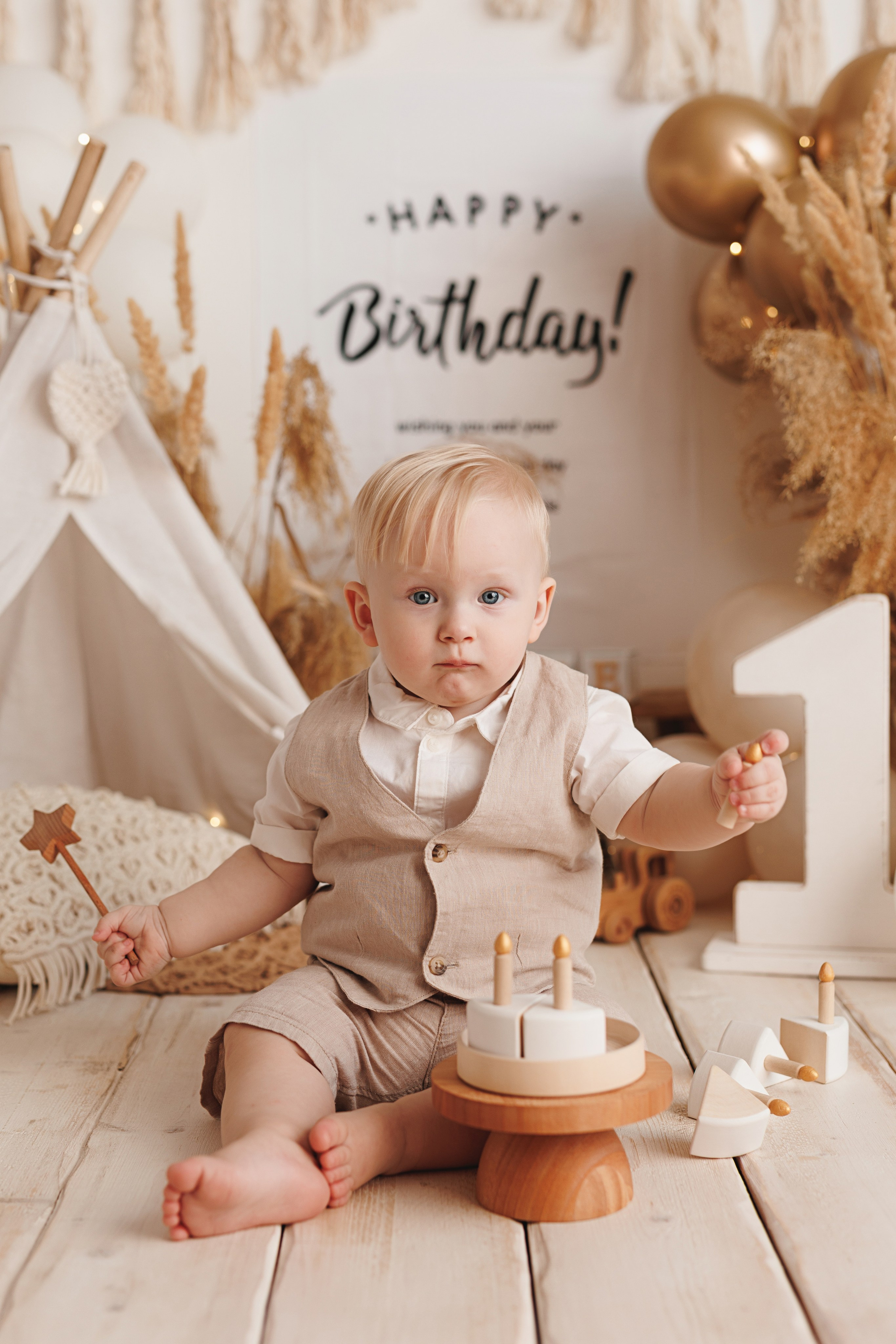 фотосессия первого годика в Краснодаре, детский фотограф 