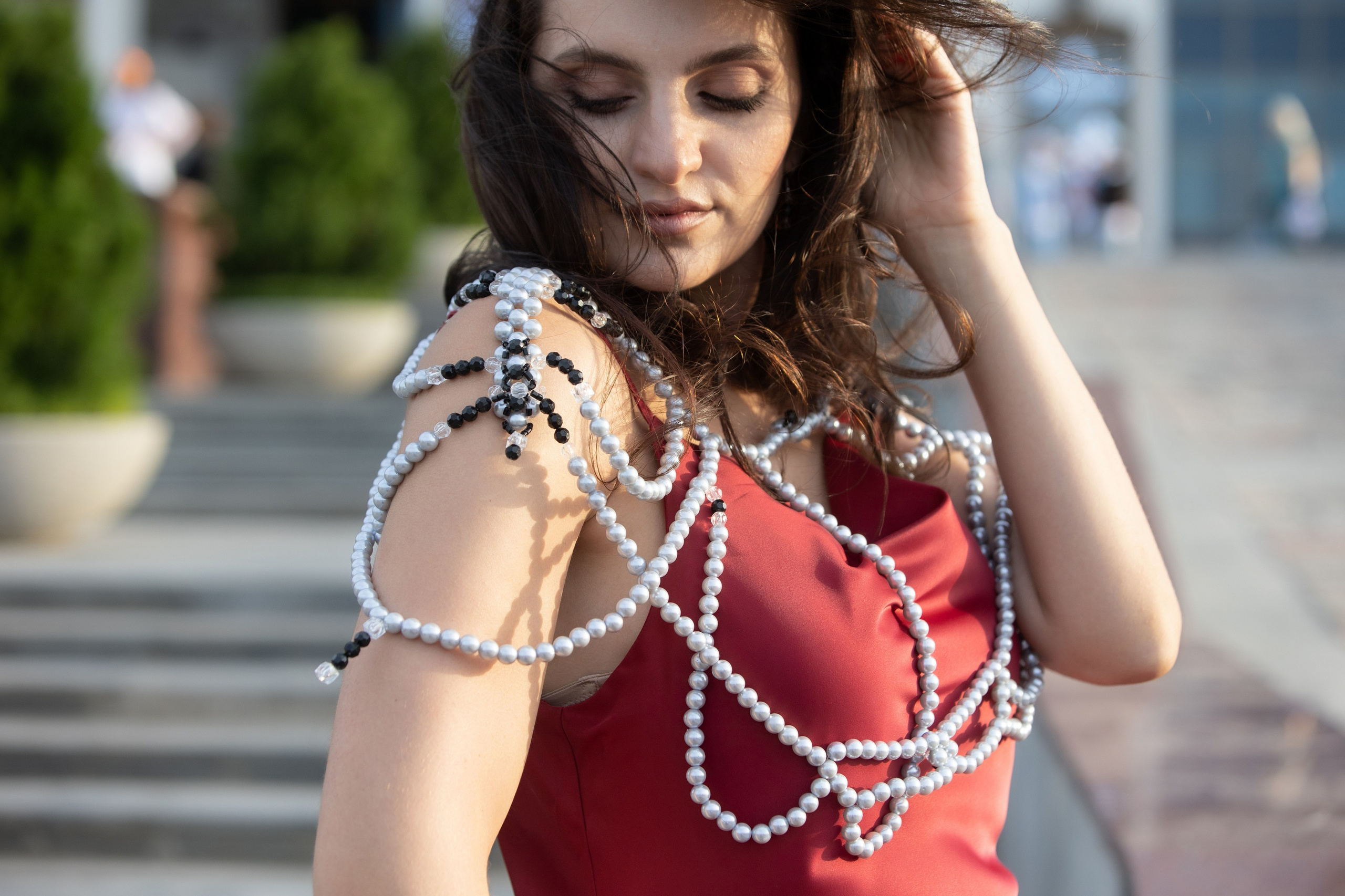 Фотосессия для Кристины в украшениях ручной работы Анны Максаковой. Фото для рекламы. Фотограф в Астрахани Айлет Утегенова