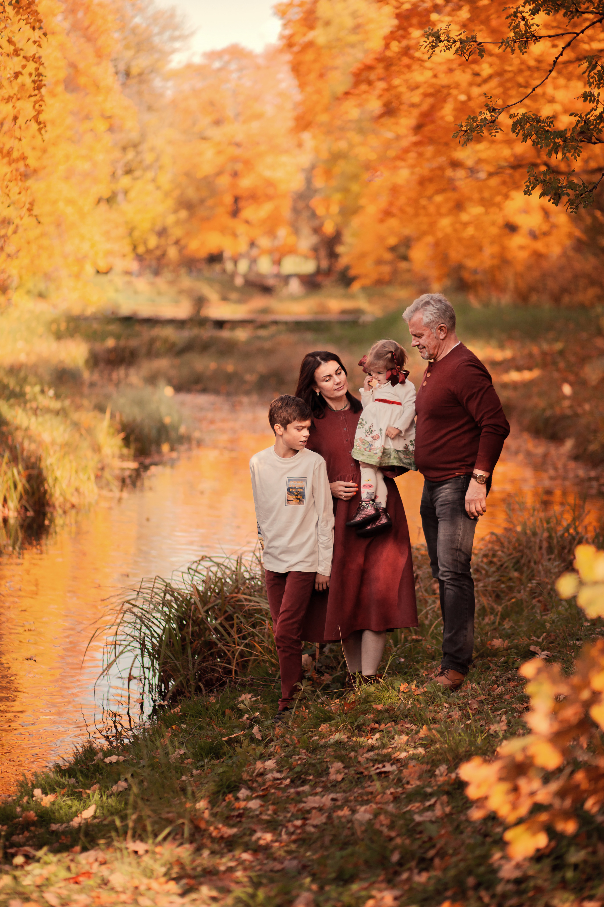 Прогулка в осеннем Пушкине. Фотограф Наталья Яковлева, Санкт-Петербург. Семьи, ньюборн, крещения