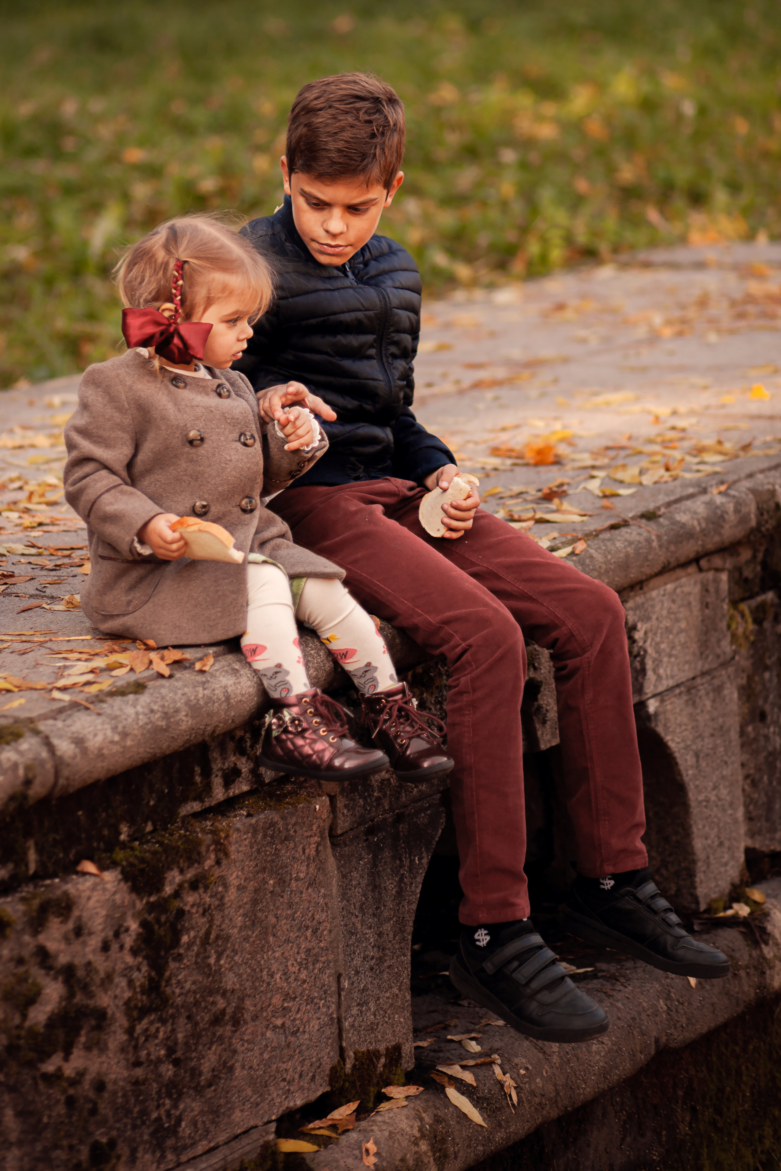 Прогулка в осеннем Пушкине. Фотограф Наталья Яковлева, Санкт-Петербург. Семьи, ньюборн, крещения