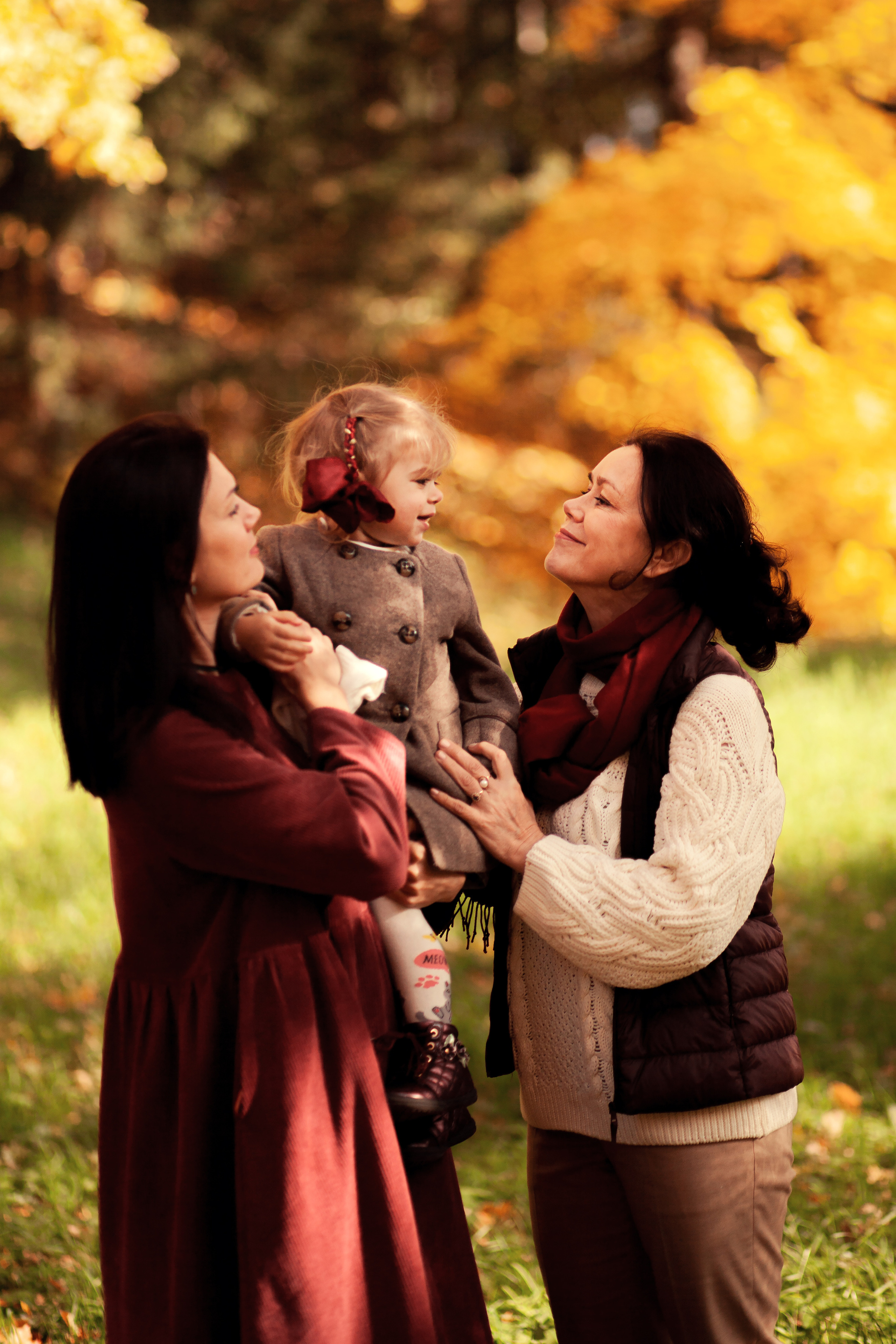 Прогулка в осеннем Пушкине. Фотограф Наталья Яковлева, Санкт-Петербург. Семьи, ньюборн, крещения
