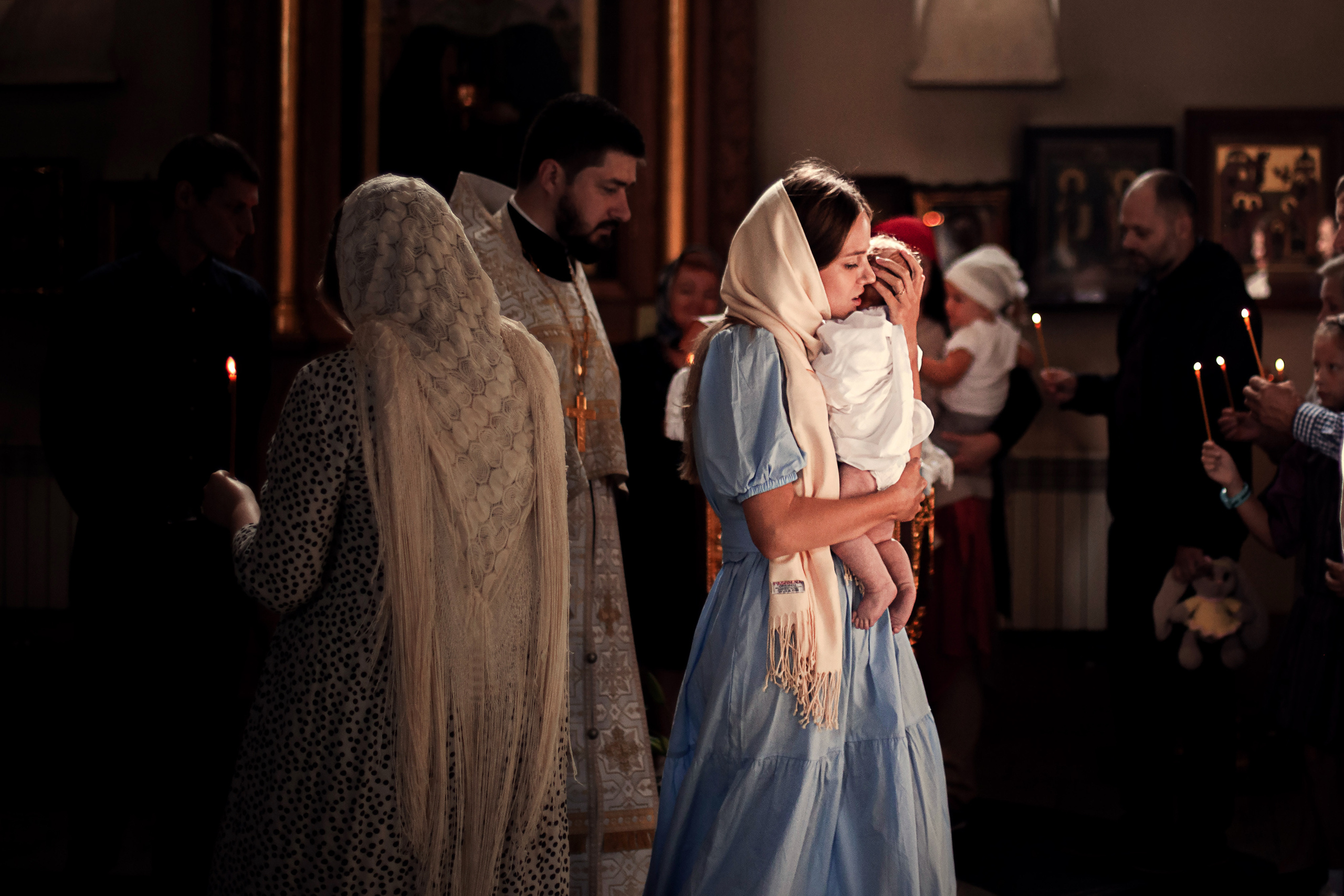 Крещение в церкви апостола Петра. Фотограф Наталья Яковлева, Санкт-Петербург. Семьи, ньюборн, крещения