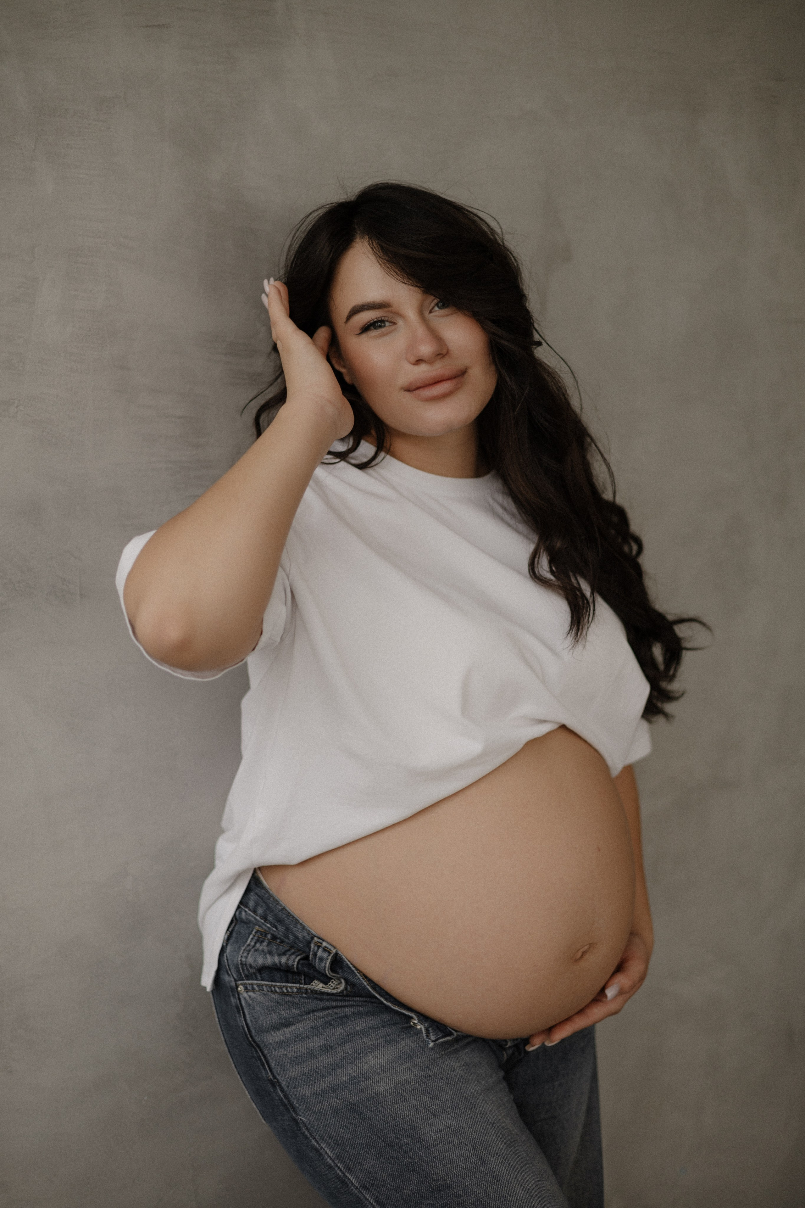 Екатерина и Артем фотосессия в студии. Свадебный и портретный фотограф в Москве Анастасия Масюк