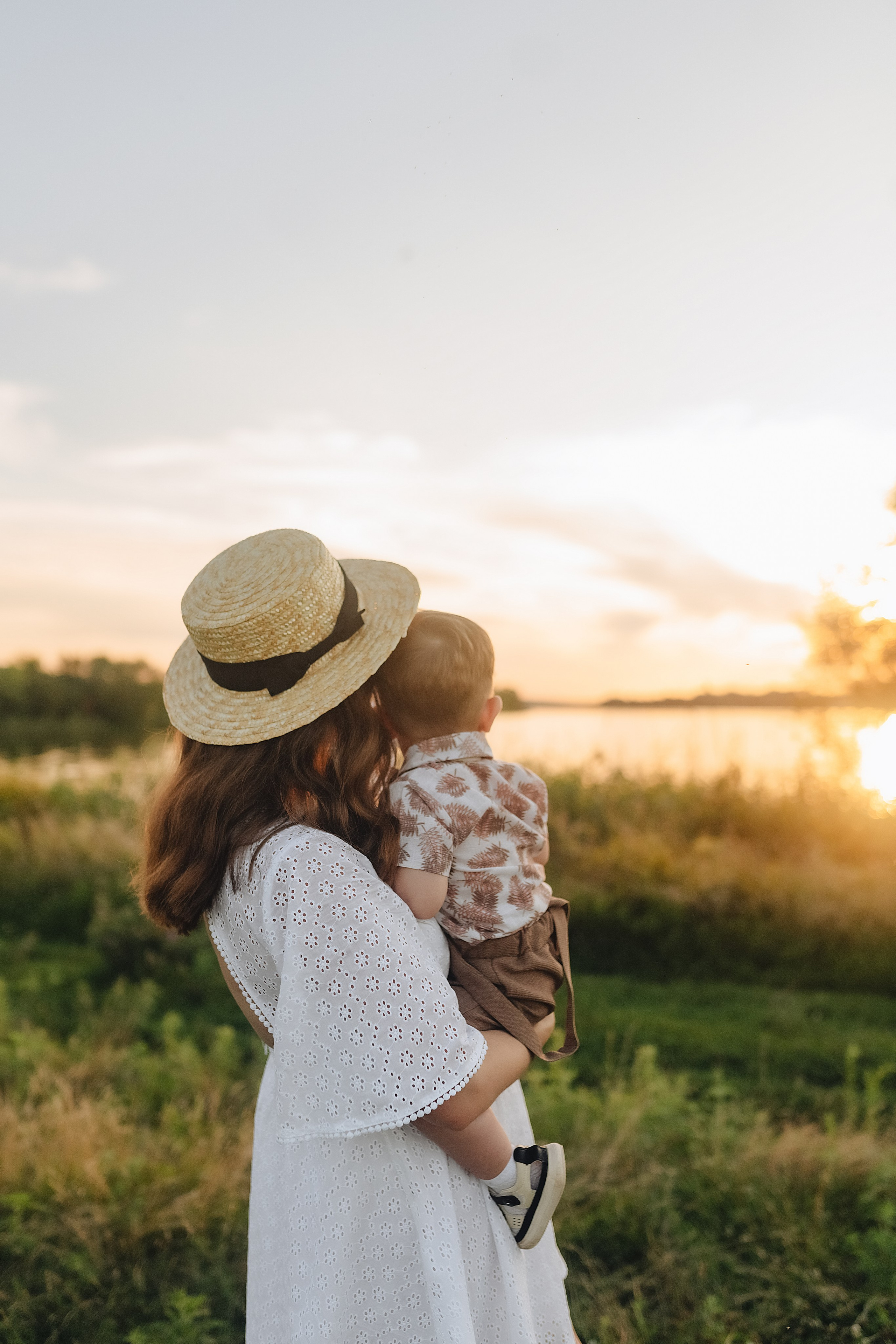 Светлана, Сергей и Женя | Семейная съемка на закате. Фотограф Карина Шмулёва. Воронеж и область