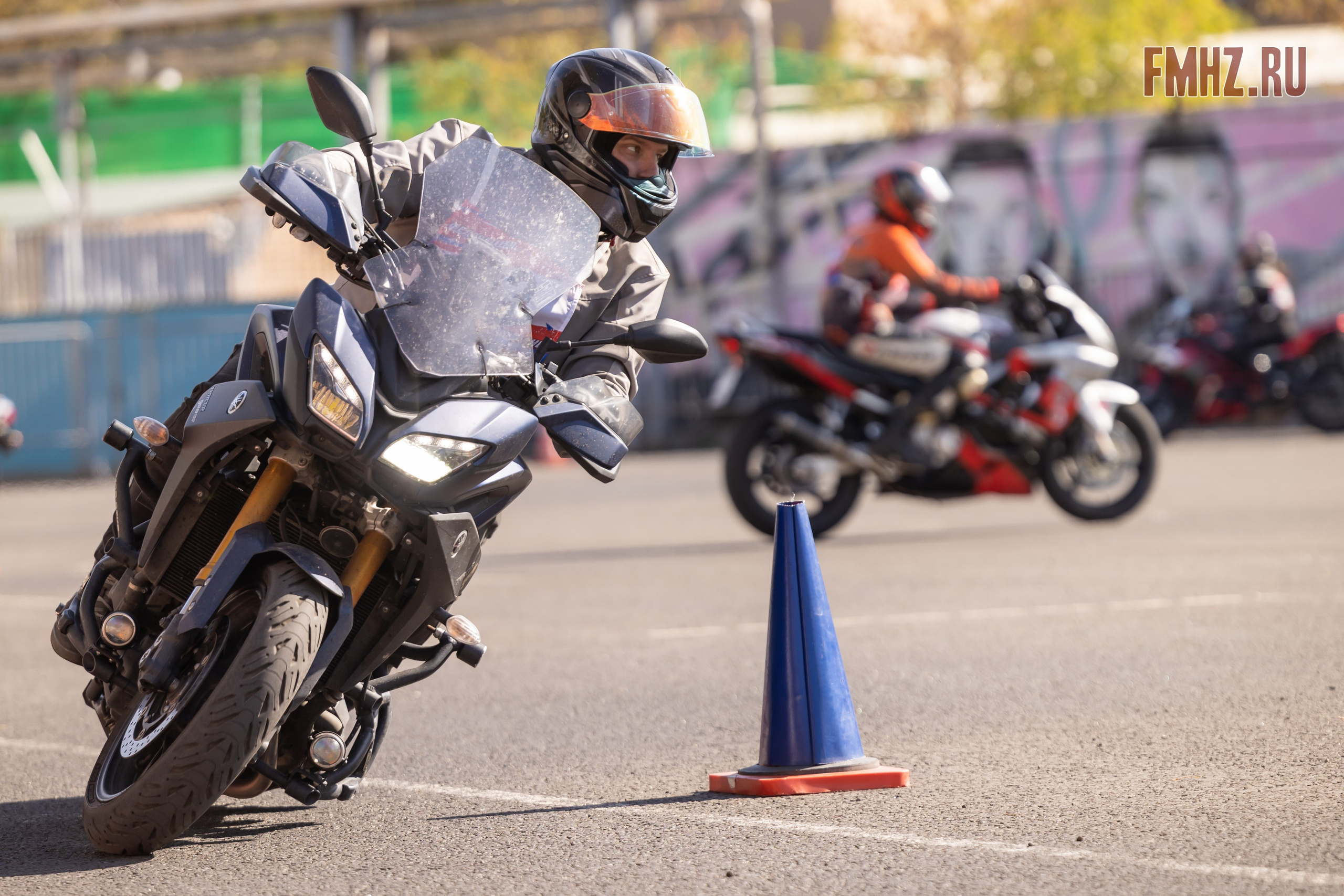 Соревнования по мотоджимхане на площадке Мосгортранс 15.09.2024. Фотограф Владимир Охрименко
