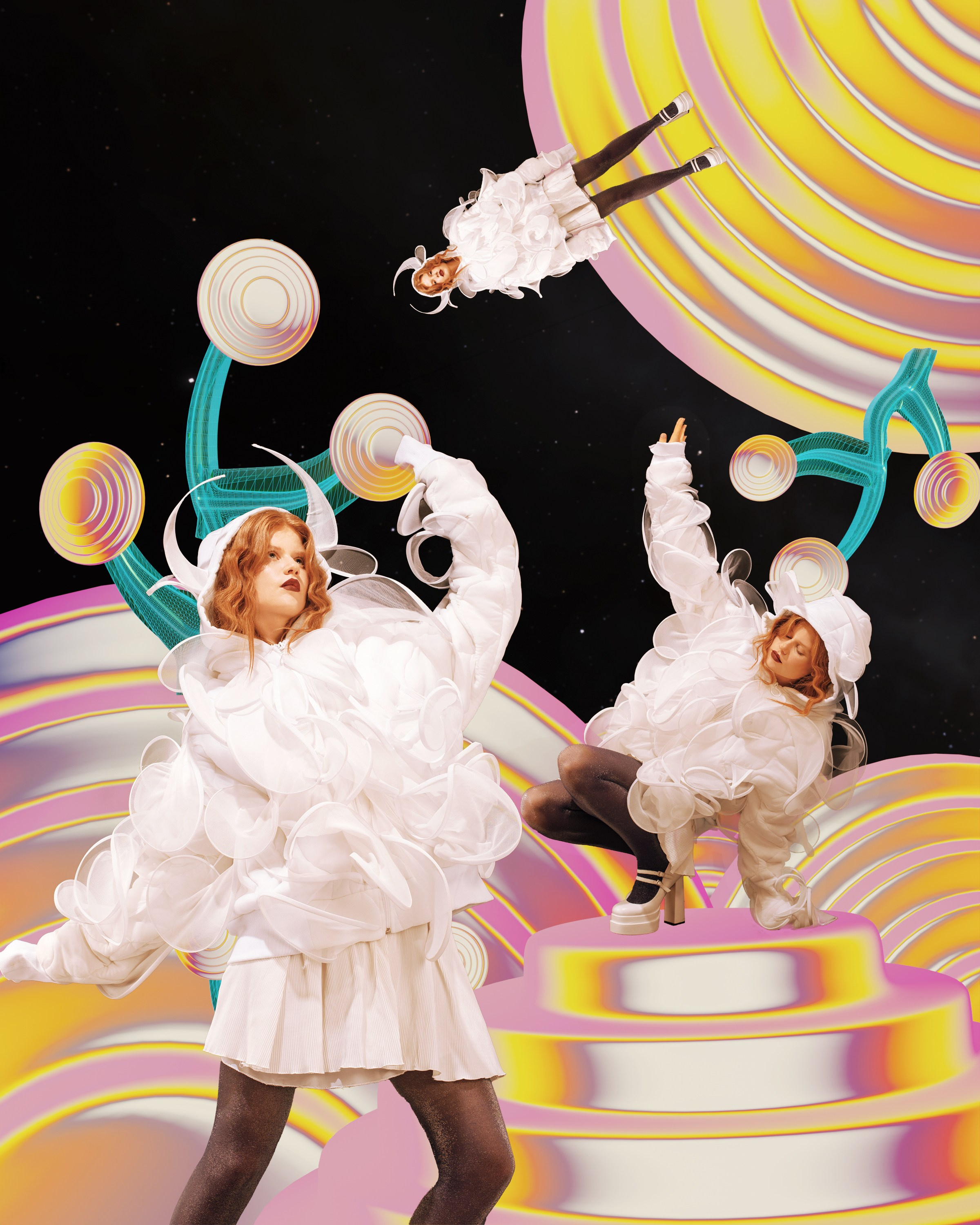 Cosmic tourists. Alyona Pukhanova — photographer, stylist, 3d designer, artist — Tbilisi, Georgia