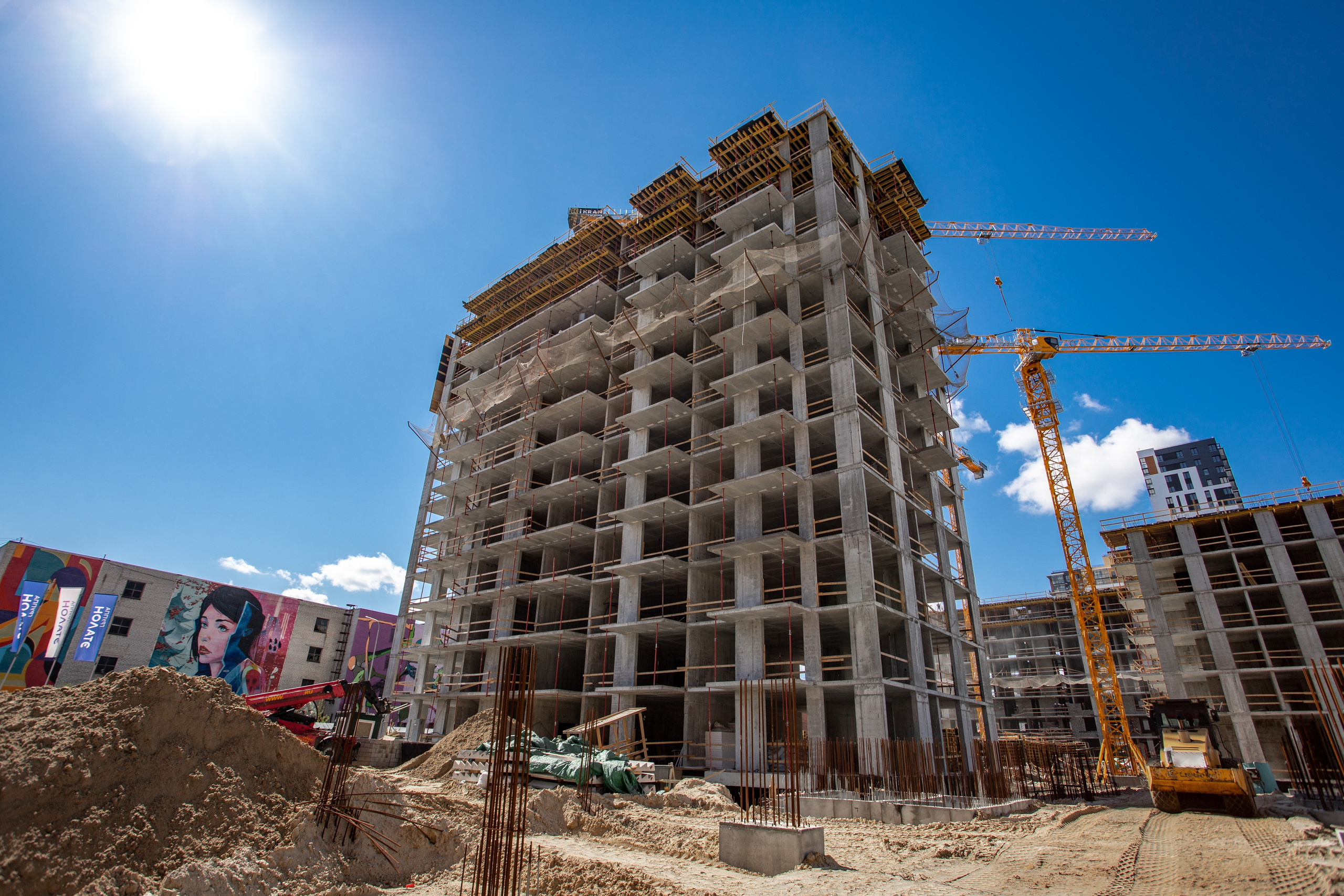 Динамика строительства. Фотограф Тюмень Александр Долгих