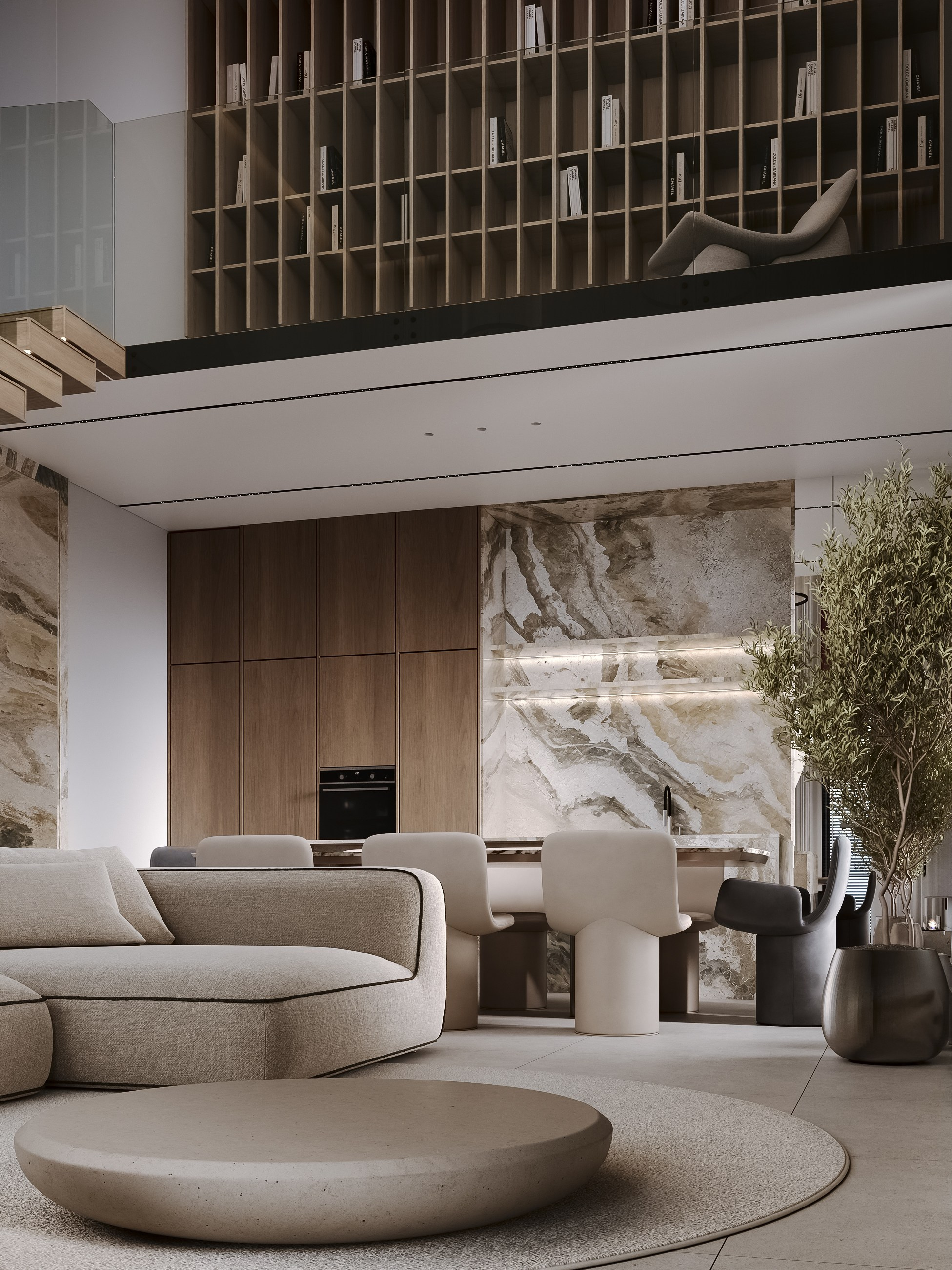 House 215. Визуализация интерьера Corsa Render