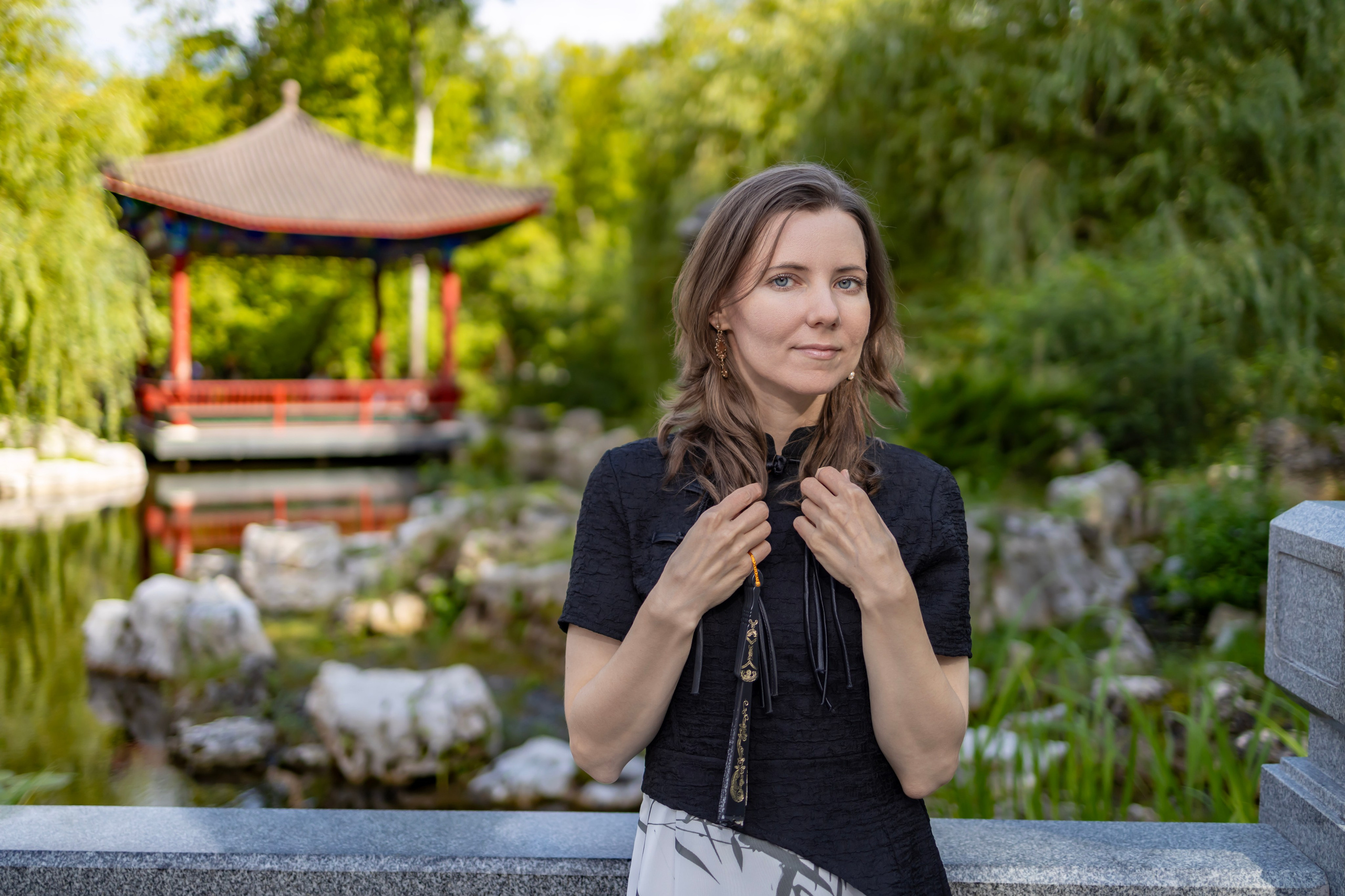 Фотосессия в парке Хуамин: восточная сказка в центре Москвы. Репортажный, семейный и студийный фотограф в Москве Демин Алексей