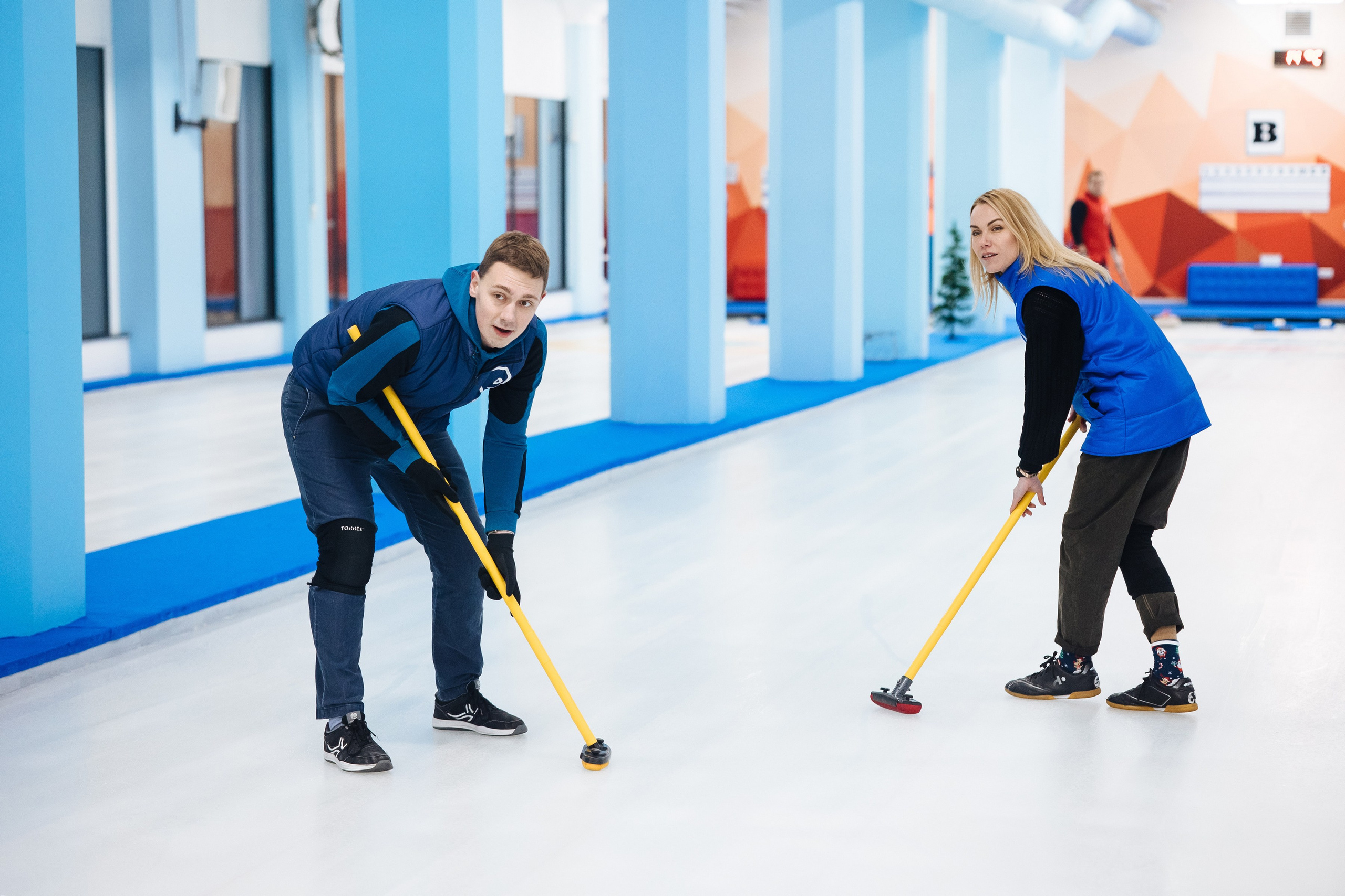 Корпоратив в кёрлинге. Свадебный и семейный фотограф Екатерина Иванова
