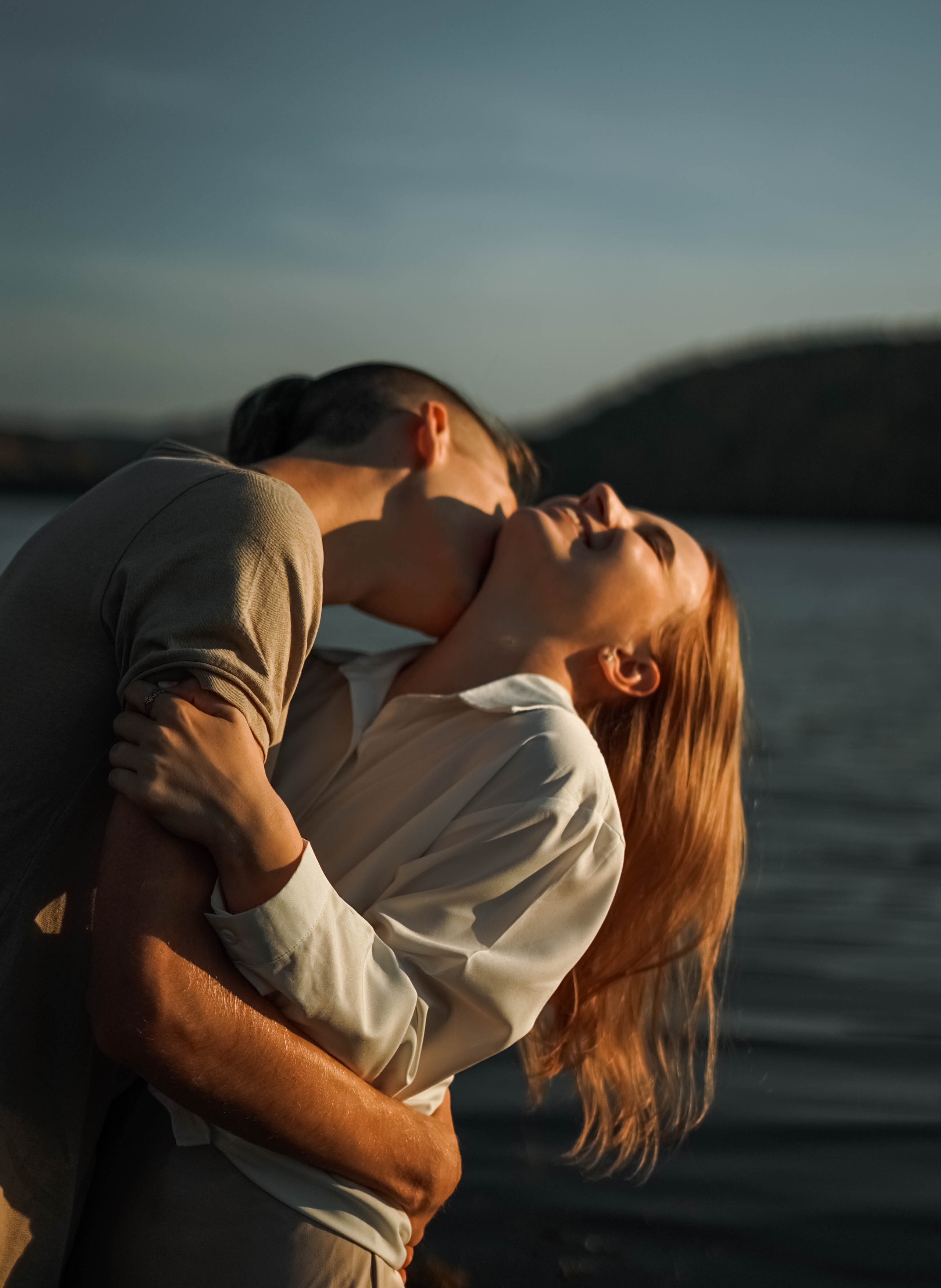 Настя и Денис (предложение на выездной фотосессии за городом). Фотограф в Иркутске