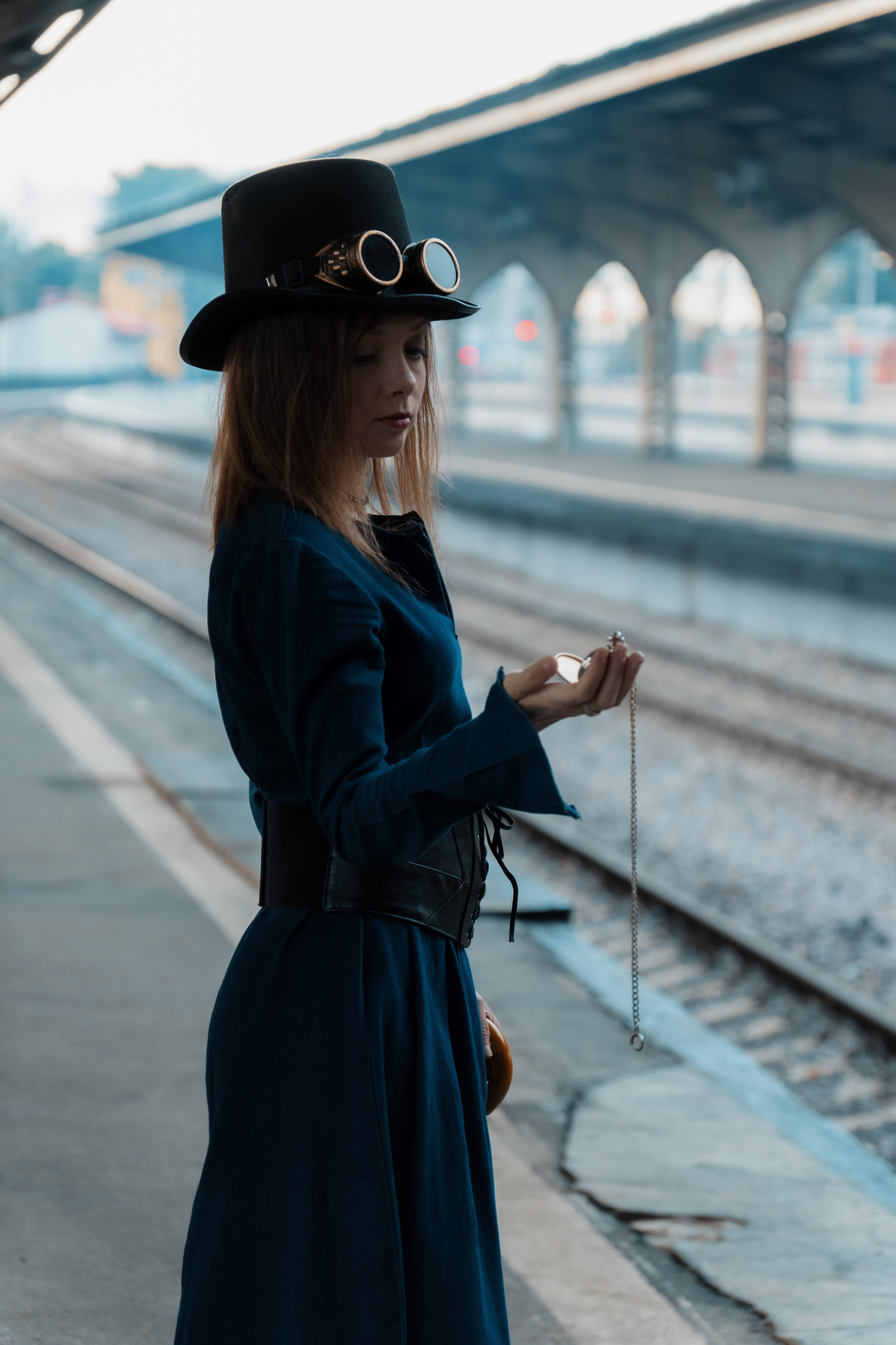 Съемка в тиле стим-панк. Виктория Спорова. Ваш портретный фотограф в Санкт-Петербурге