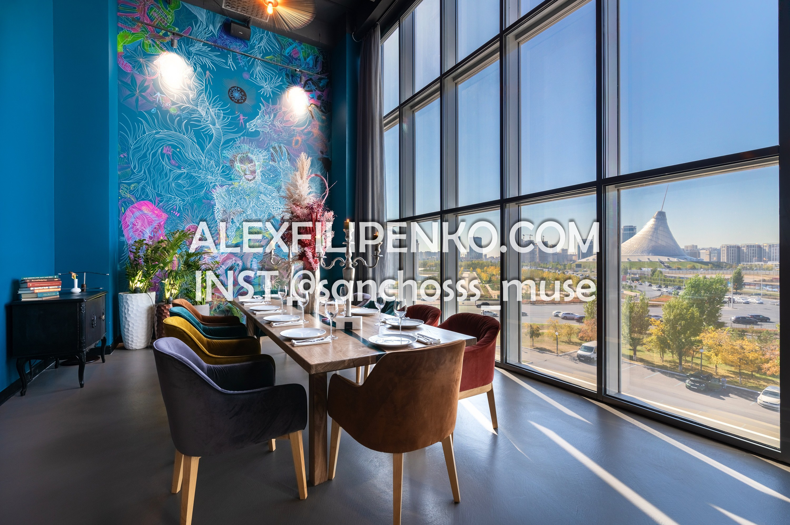 Ресторан Once. Фотограф интерьера недвижимости и архитектуры в Астане