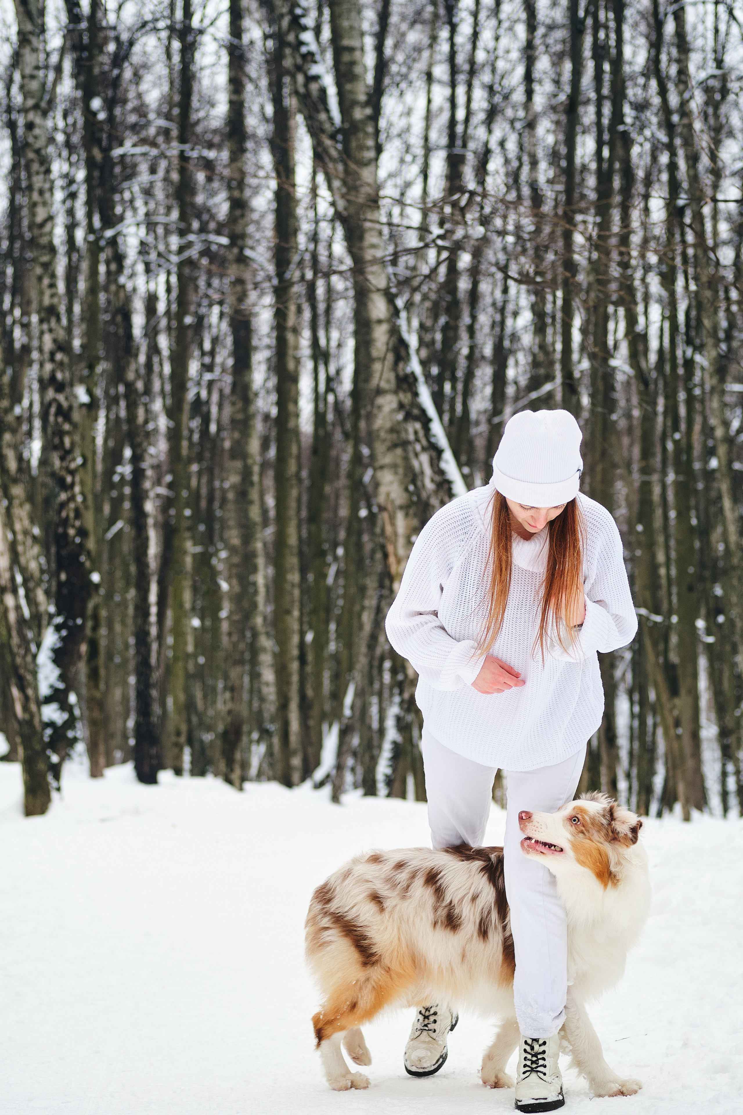 Фотосессия хозяйки с собакой. Профессиональный фотограф в Москве — Максим Дьяконов
