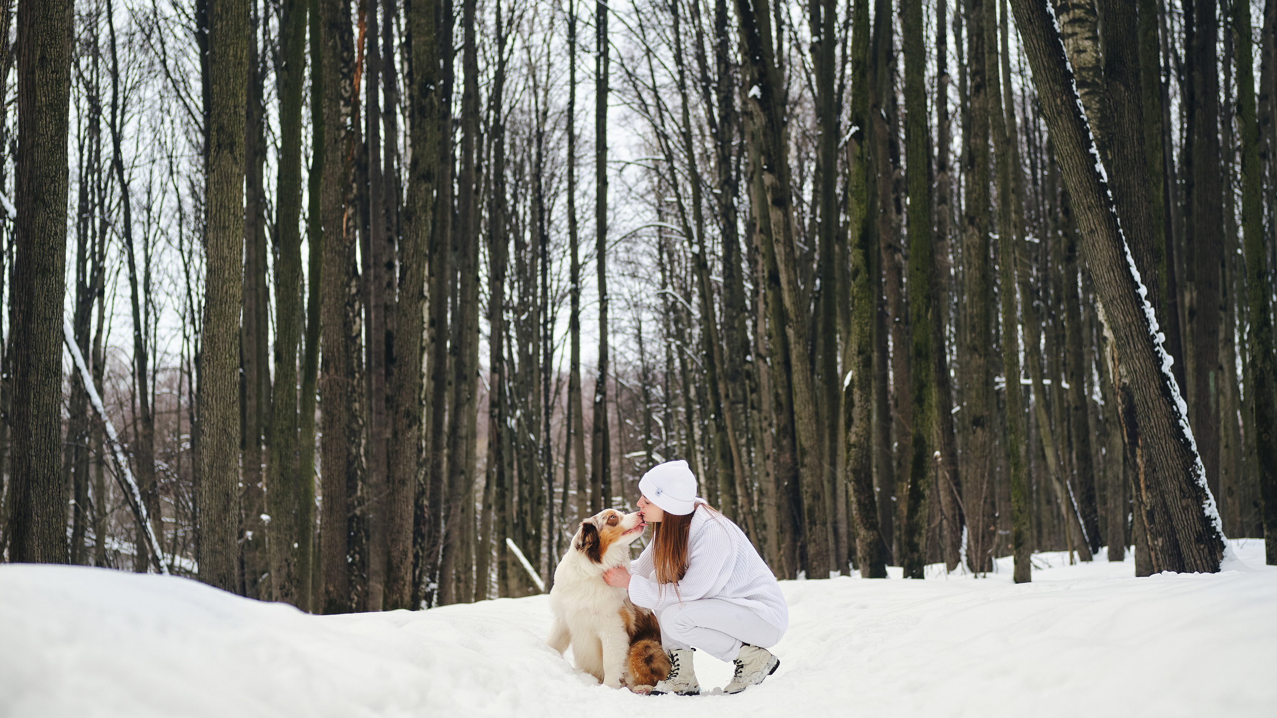 Фотосессия хозяйки с собакой. Профессиональный фотограф в Москве — Максим Дьяконов