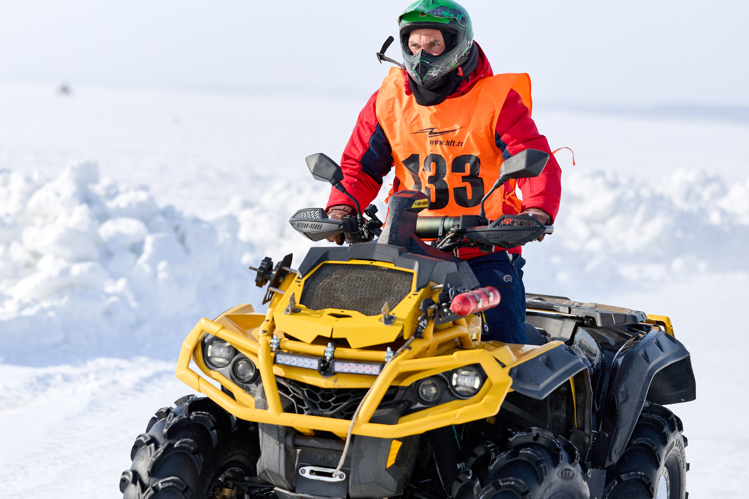 Топим Лёд — 2026. Соревнования на квадроциклах. Фотограф в Новосибирске Алена Скокова