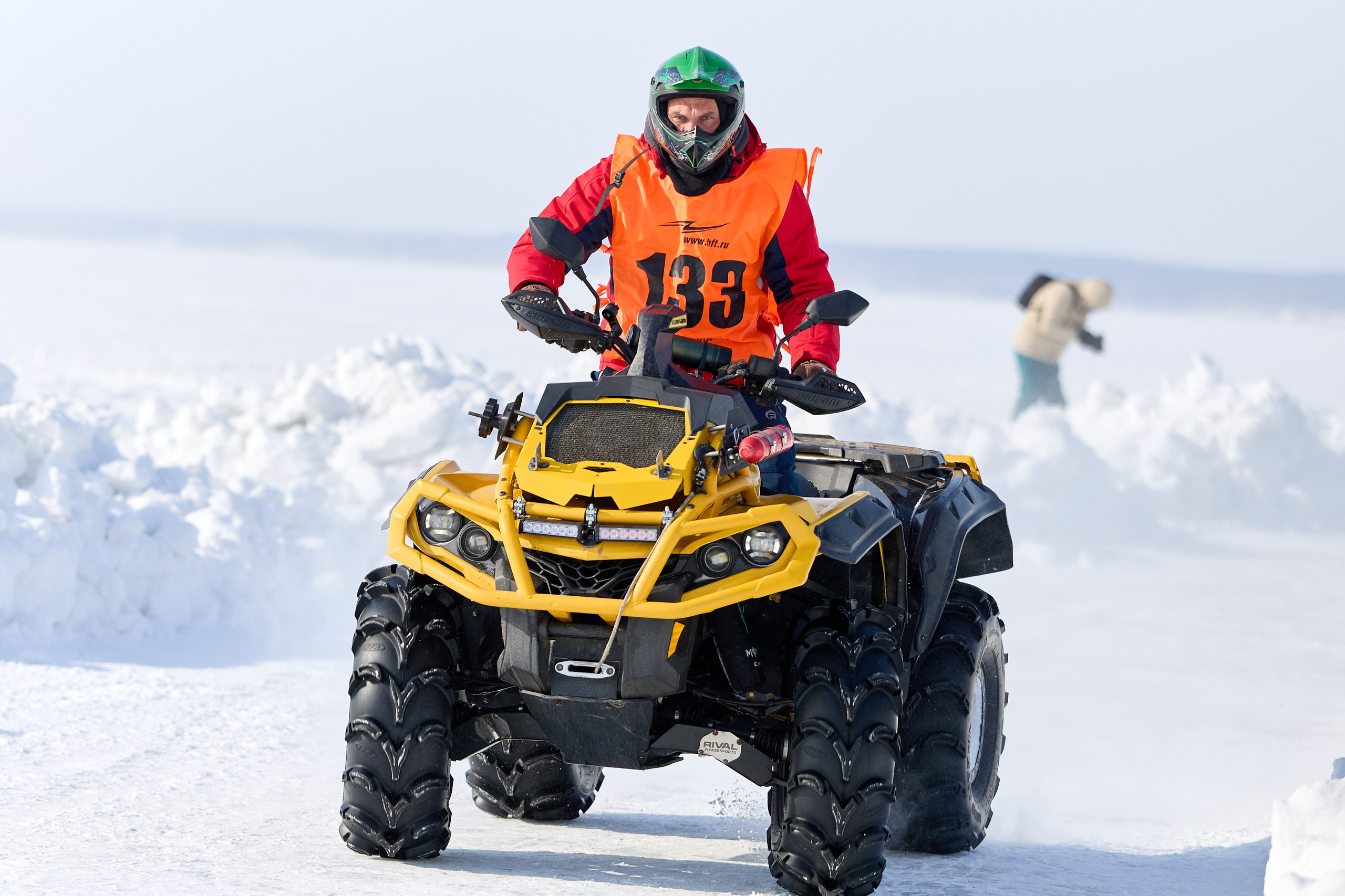 Топим Лёд — 2026. Соревнования на квадроциклах. Фотограф в Новосибирске Алена Скокова