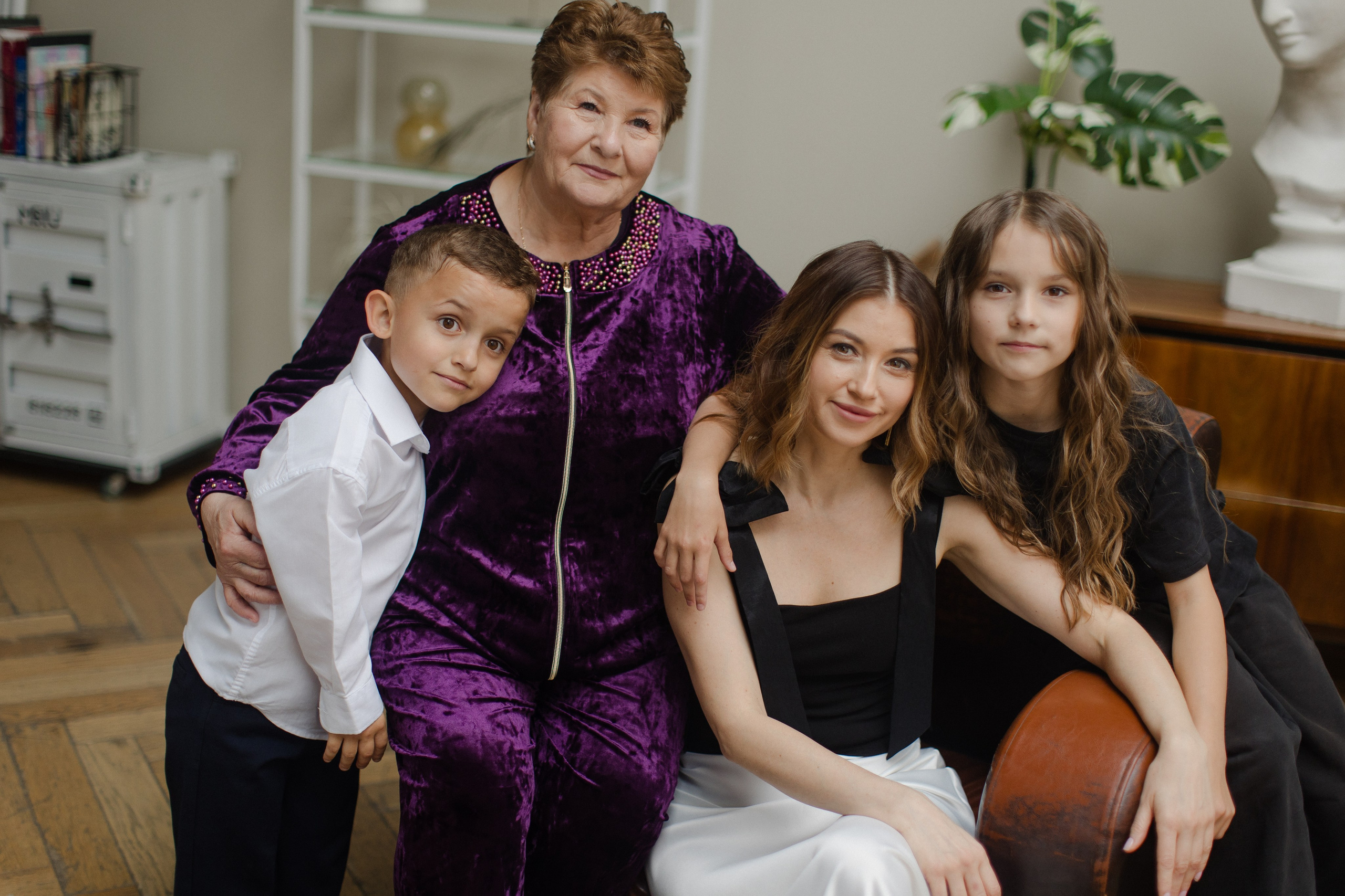 Катя с семьей. Семейный и детский фотограф в Москве Кузьмина Мария