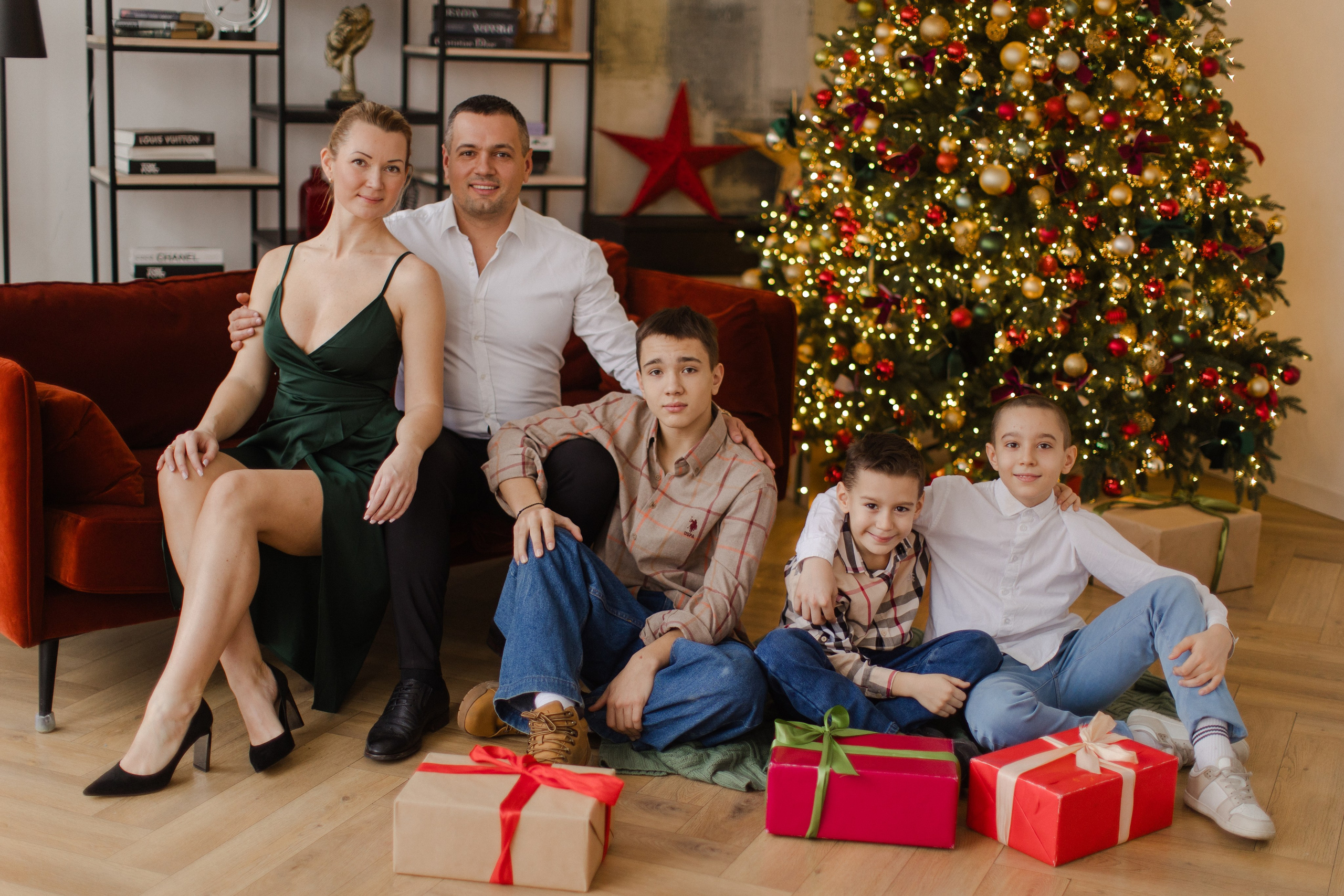 Эдик Карина и дети. Семейный и детский фотограф в Москве Кузьмина Мария