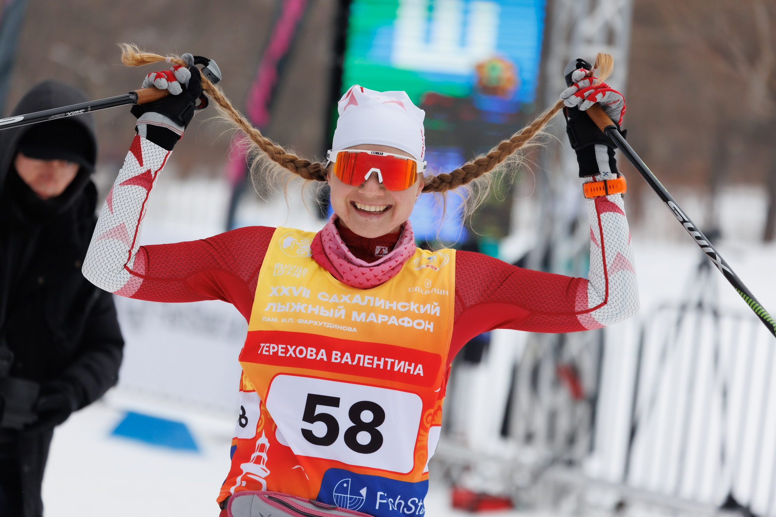XXVII Сахалинский лыжный марафон. Фотограф Анастасия Зубкова