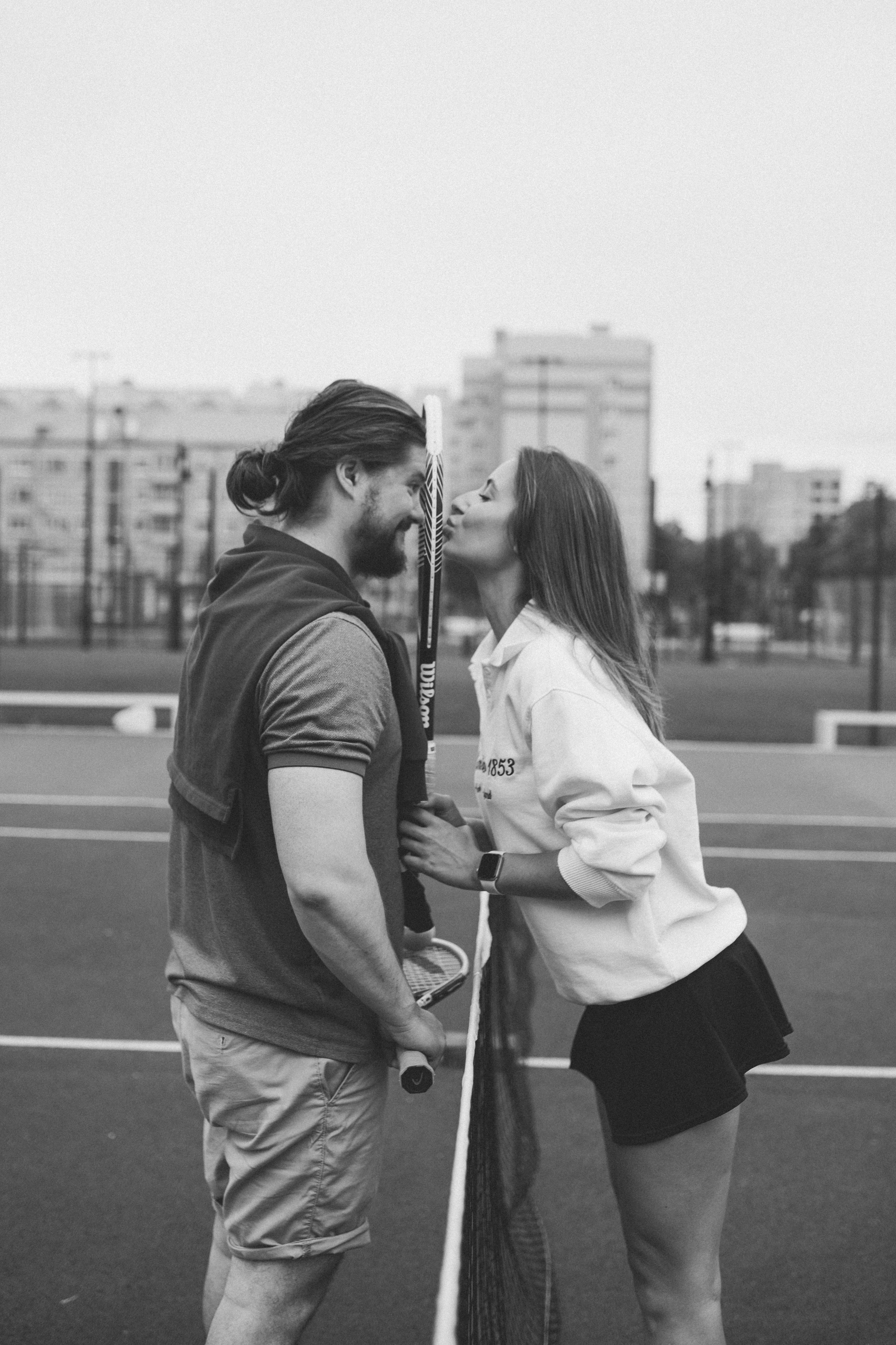 На корте. Свадебный фотограф Казань