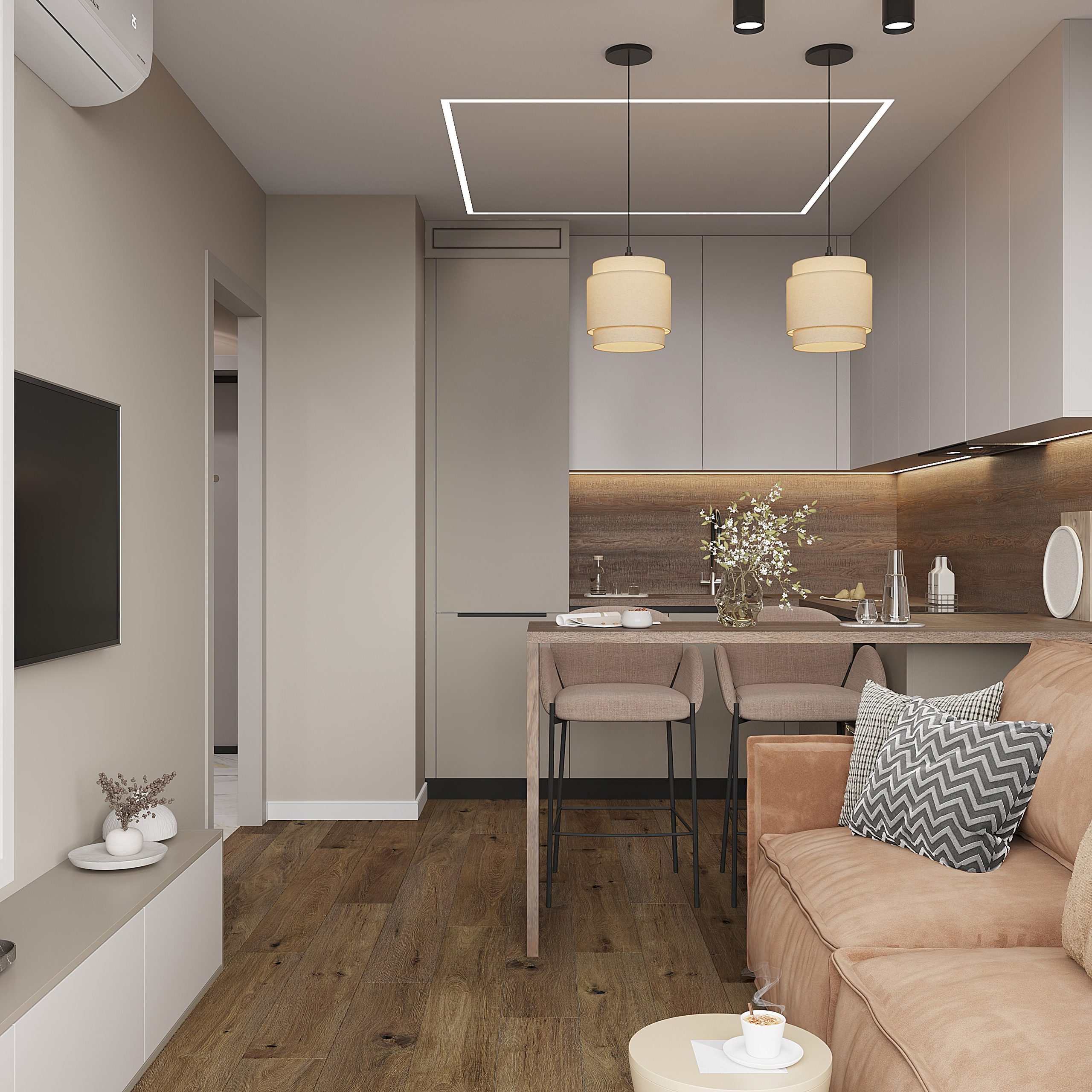 Квартира в аренду. Дизайн интерьера Рязань Москва Чижикова Олеся