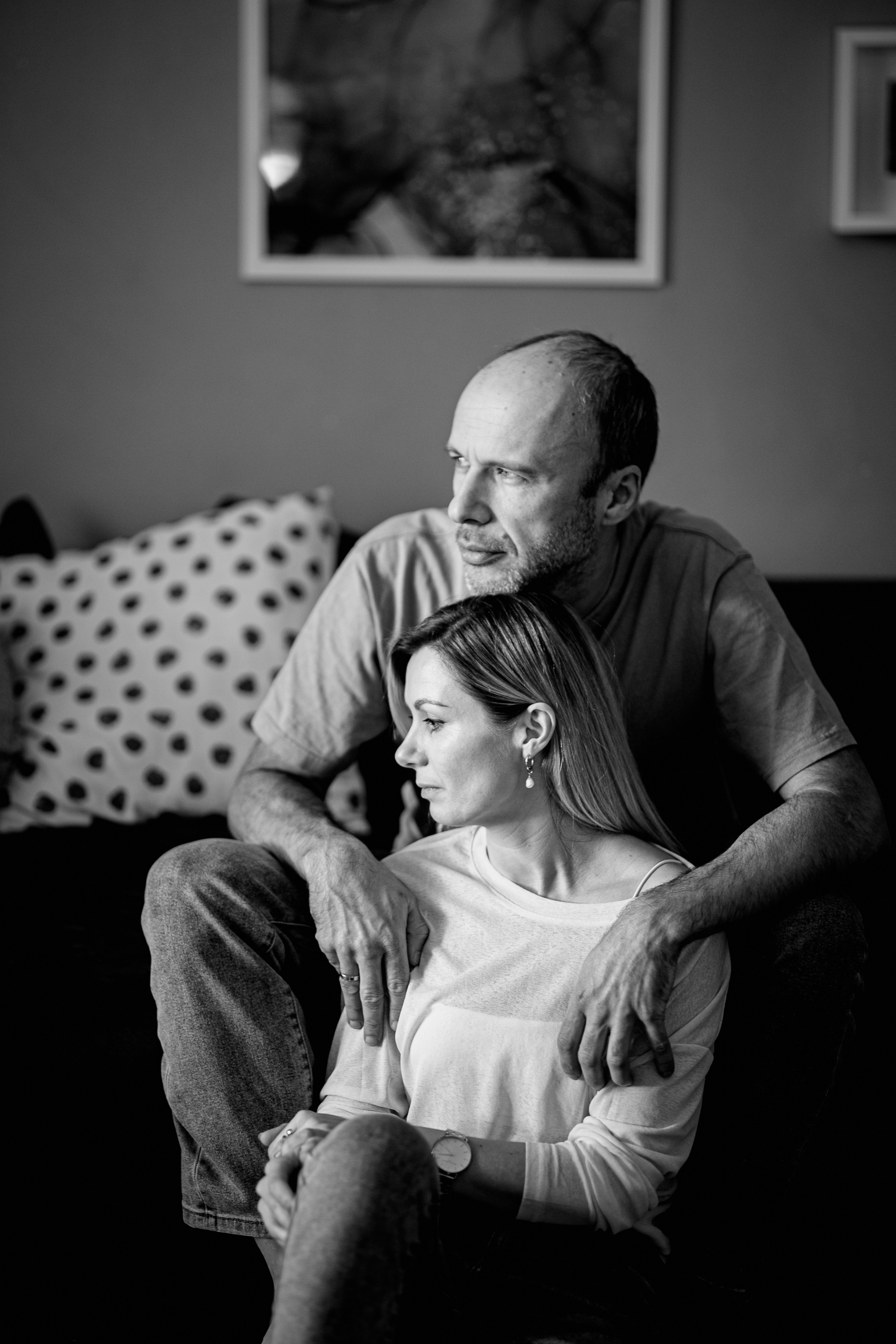 Василий и Ирина с детьми. Домашняя съемка. Фотограф в Крыму