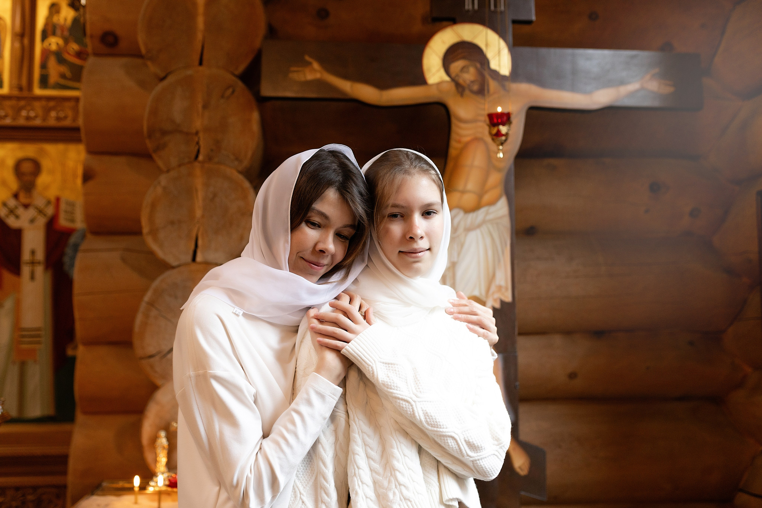 Таинство Крещения Ксении. Фотограф в Железнодорожном и Балашихе