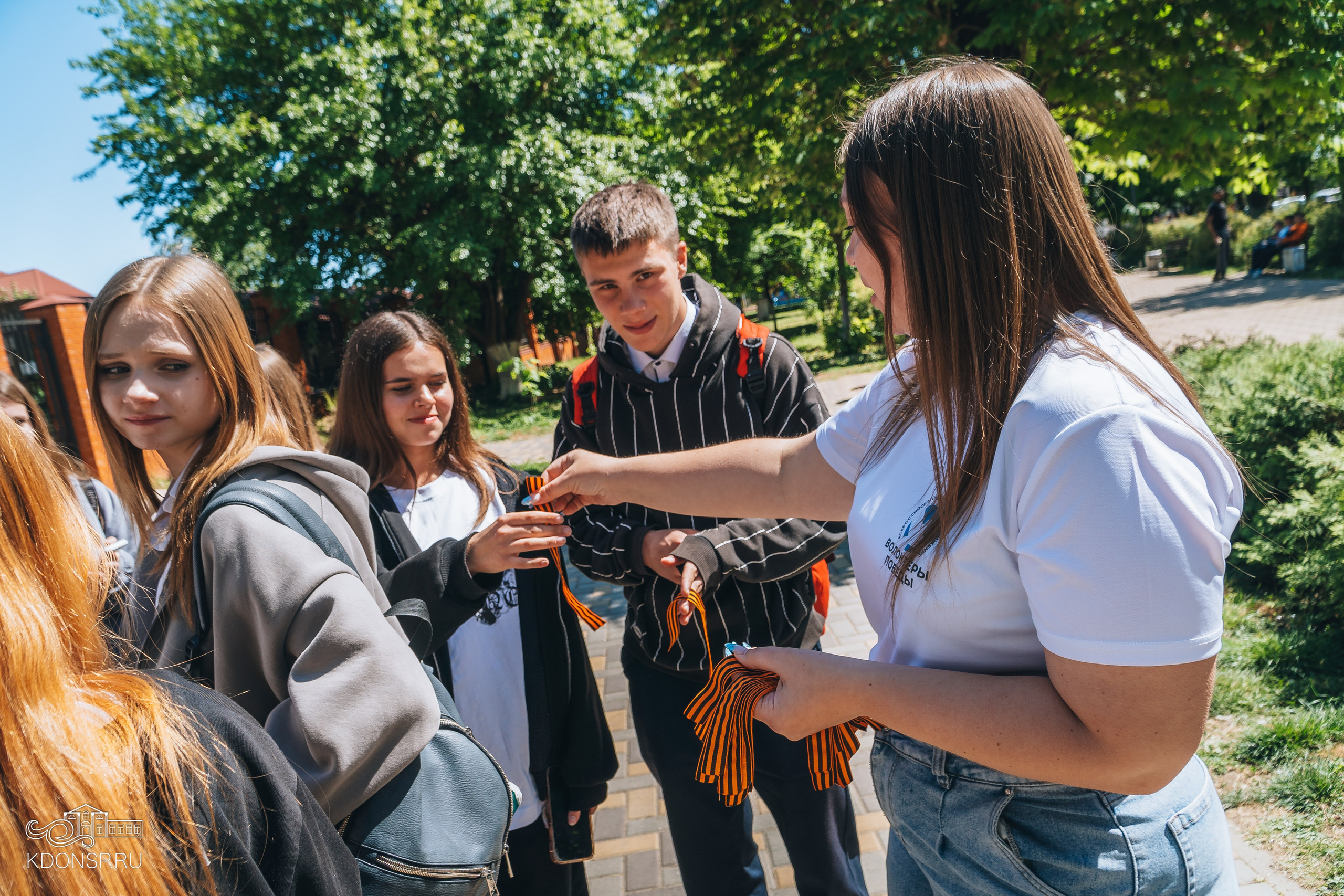 «Георгиевская ленточка». Новотитаровский Дом культуры