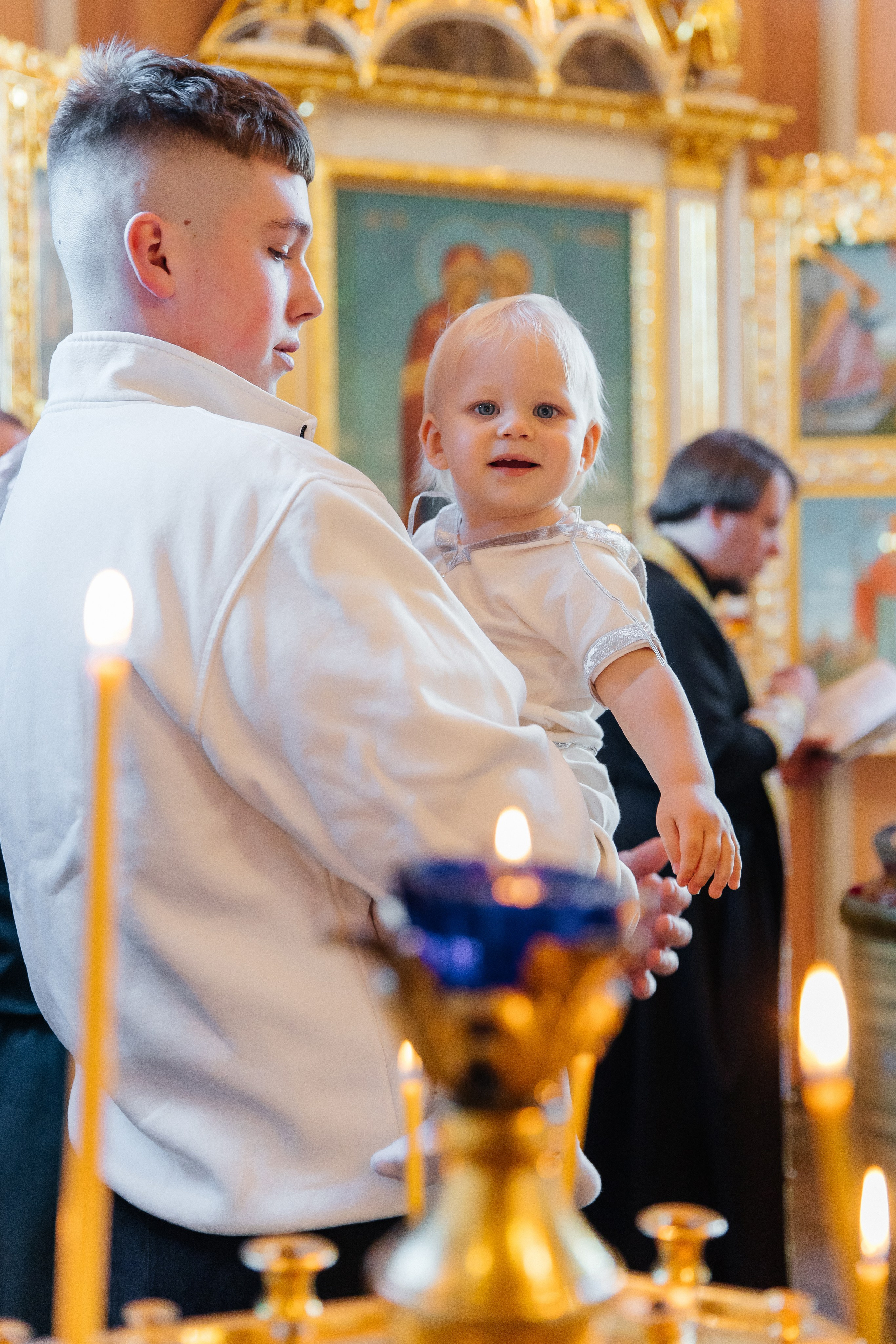 Таинство крещения Макара (18 октября 2025). Свадебный и семейный фотограф Крамар Наталья