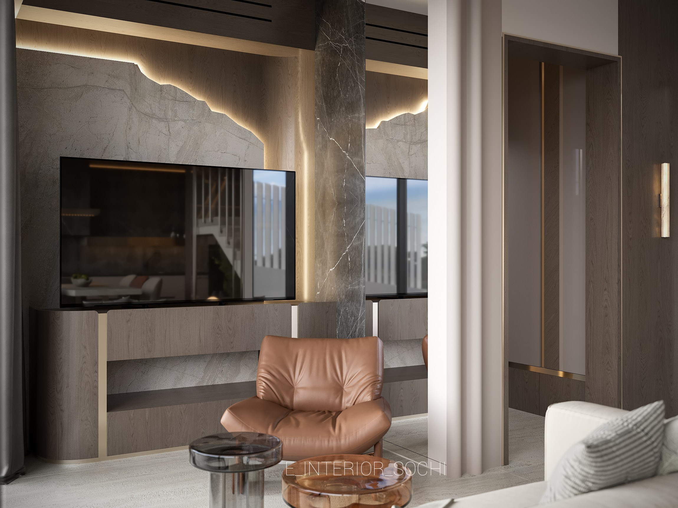 WINGSKY-STONEWOOD. Дизайн интерьера Евгения Тисленко