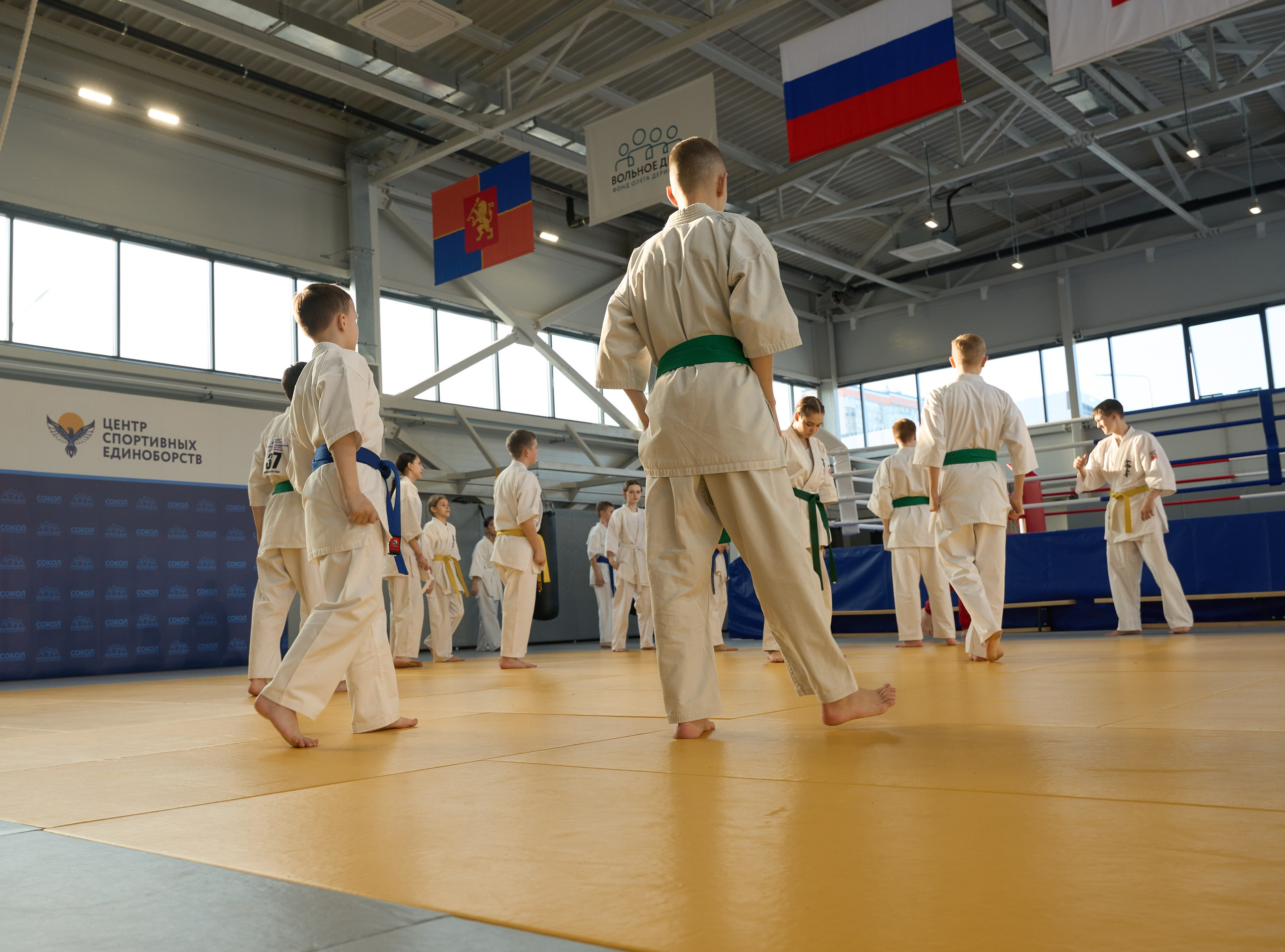 Открытие центров спортивных единоборств «Сокол» Красноярск/Дивногорск. Александр Сазонов Красноярск