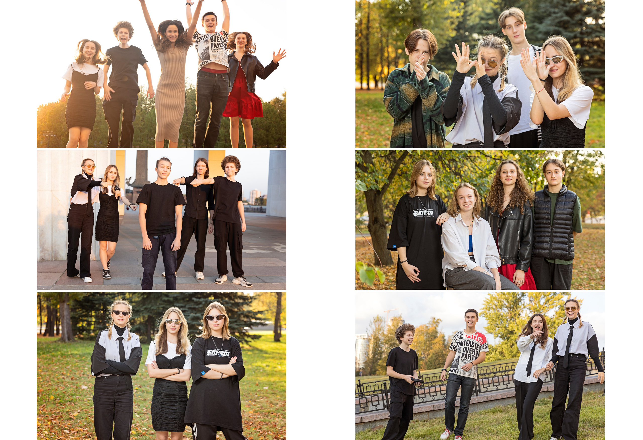 Осенняя съемка старшие классы. Школьный фотограф в Москве Семенова Ирина