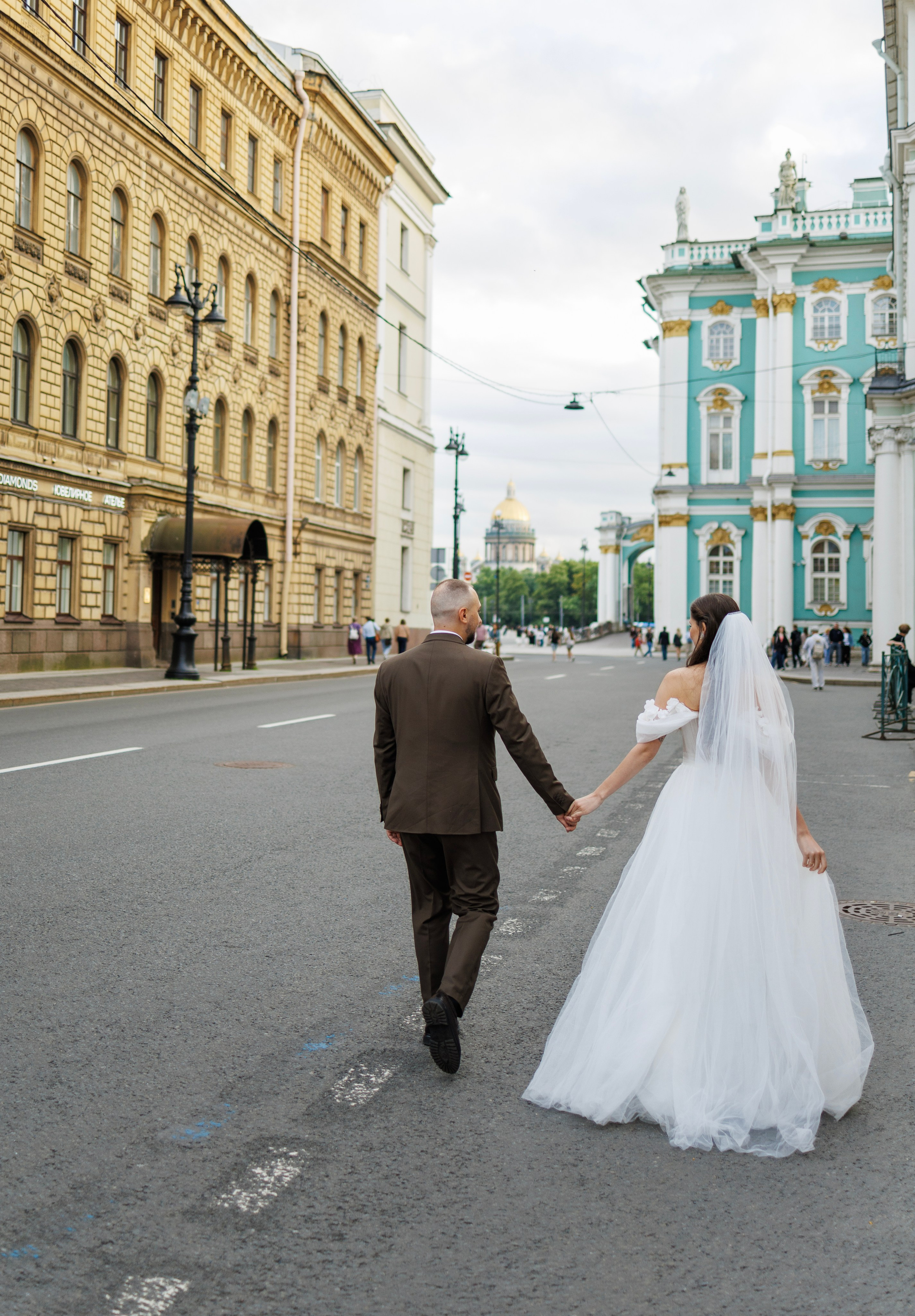 Руслан и Виолетта — Исаакий, Зимняя канавка. Боженова Елена фотограф Санкт-Петербург