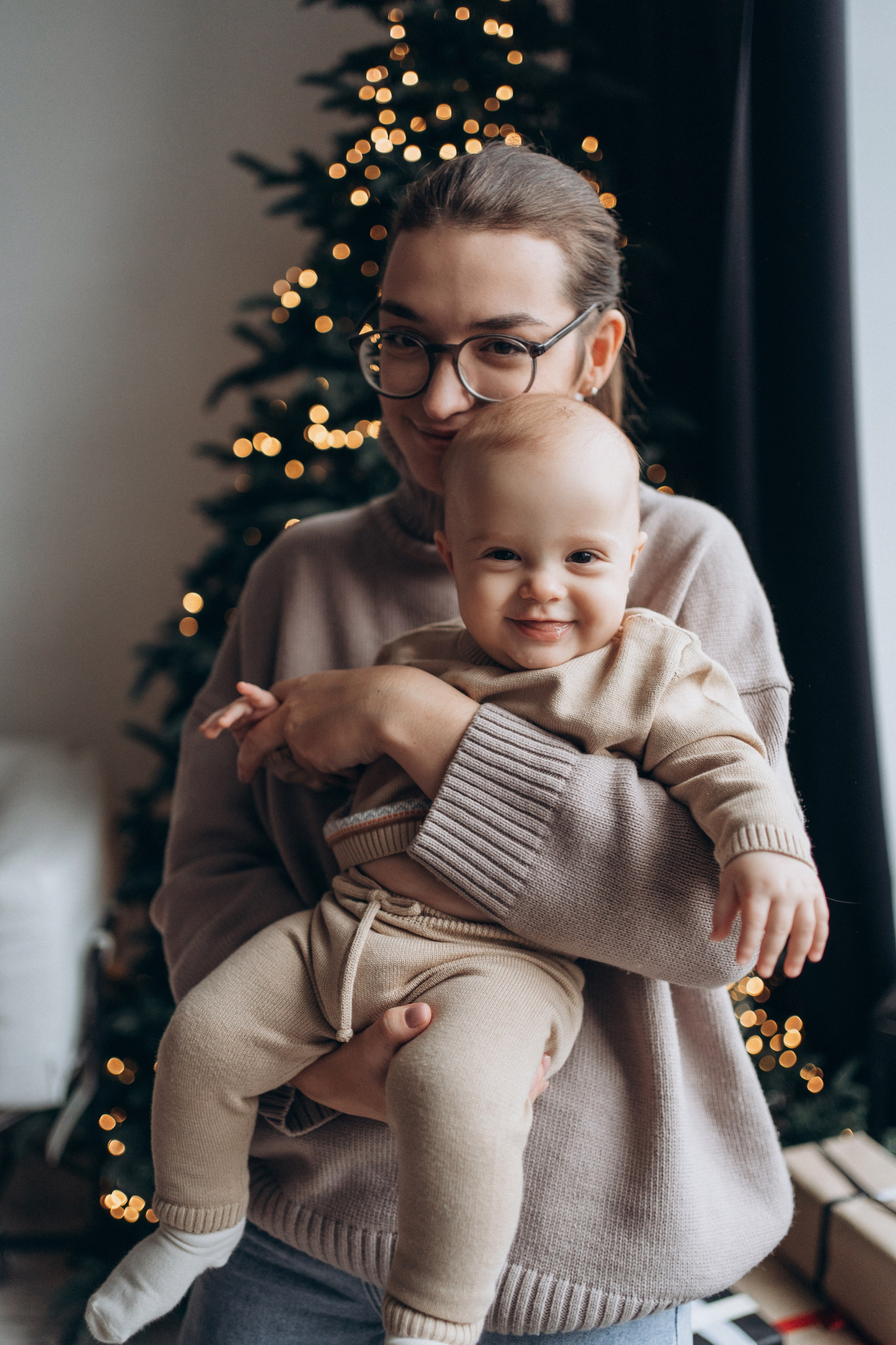 Рождественская история. Фотограф новорожденных и малышей до года в Москве Анастасия Соколова