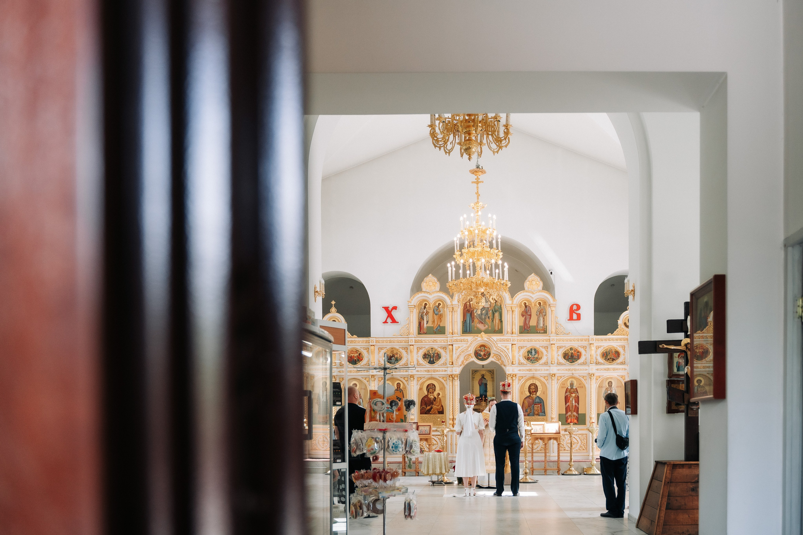 Венчание в Церкови Ермогена Патриарха Всероссийского в Южном Тушино. Свадебный и семейный фотограф в Москве и МО Геннадий Туманцев