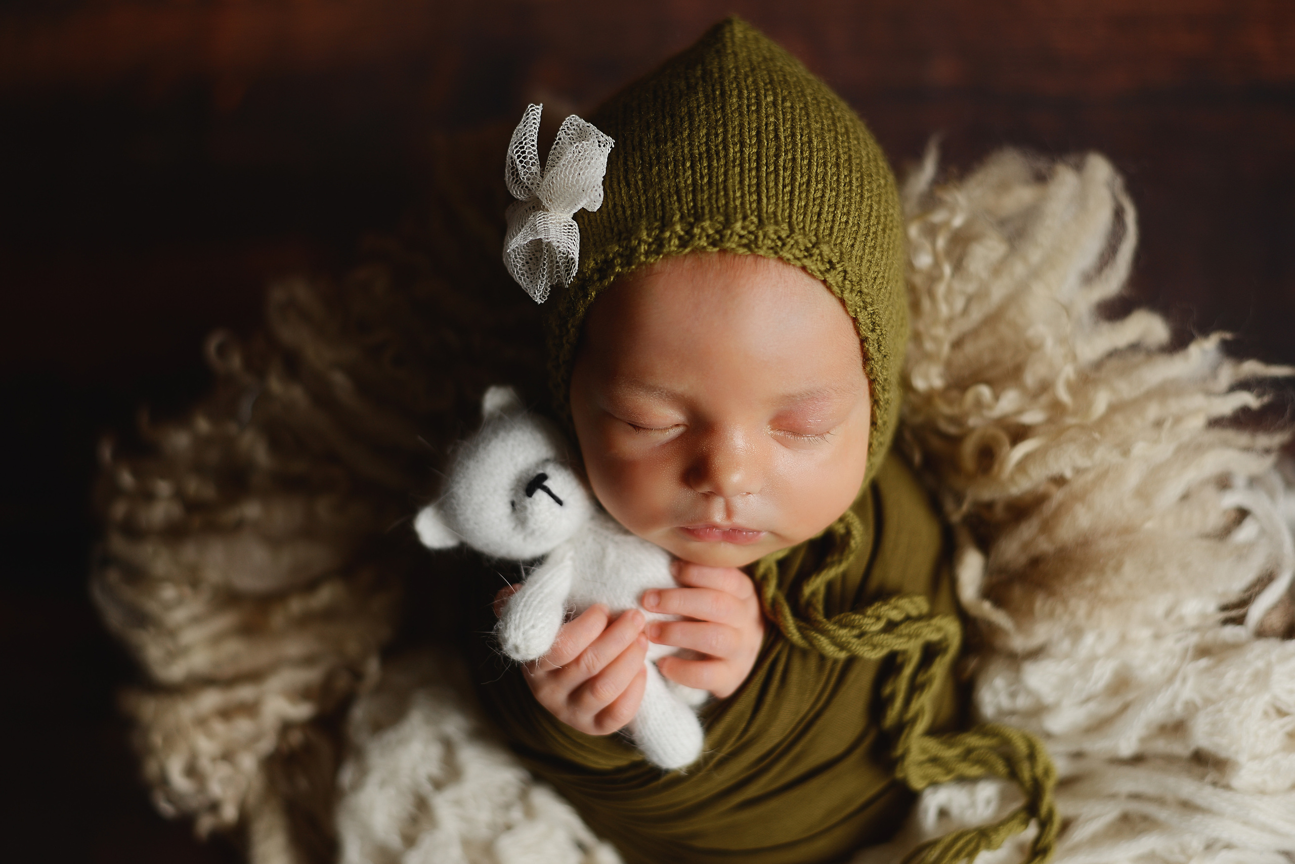 Арина 25 дней. Фотограф новорожденных Кемерово Анастасия Шромова