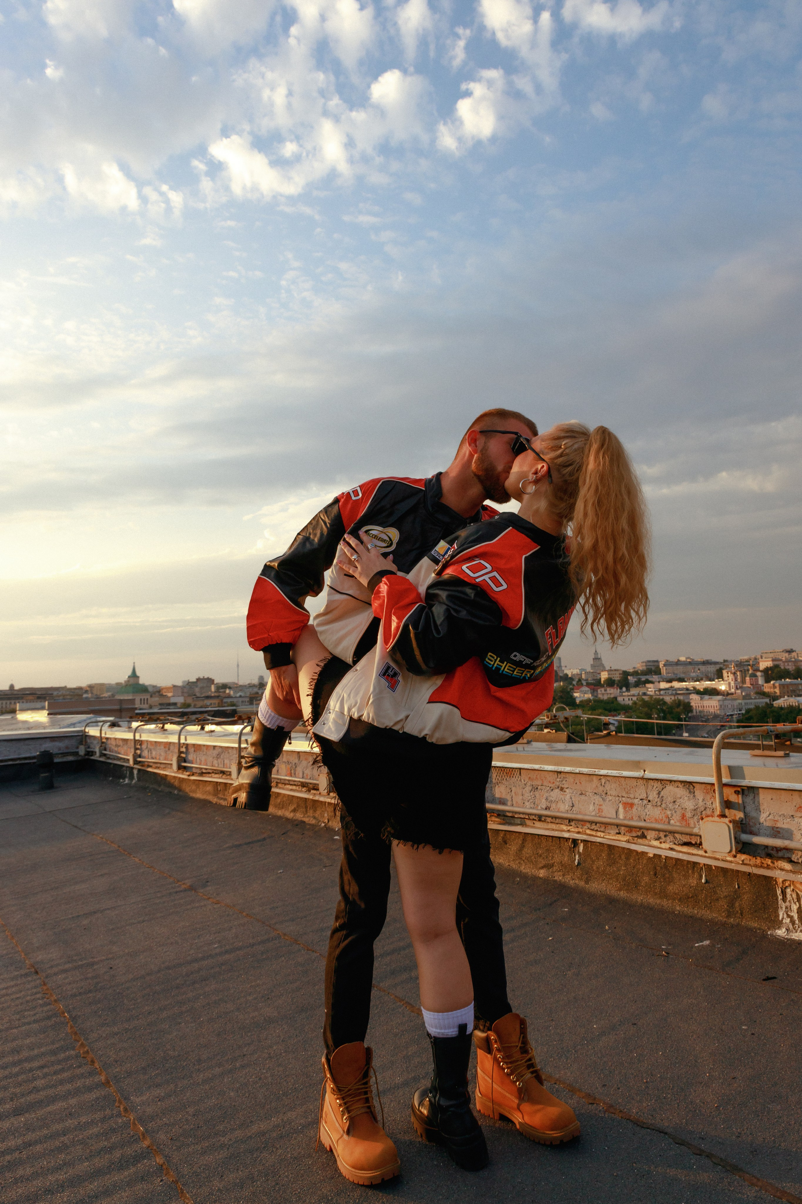 На крыше. Женский фотограф Москва, Лобня