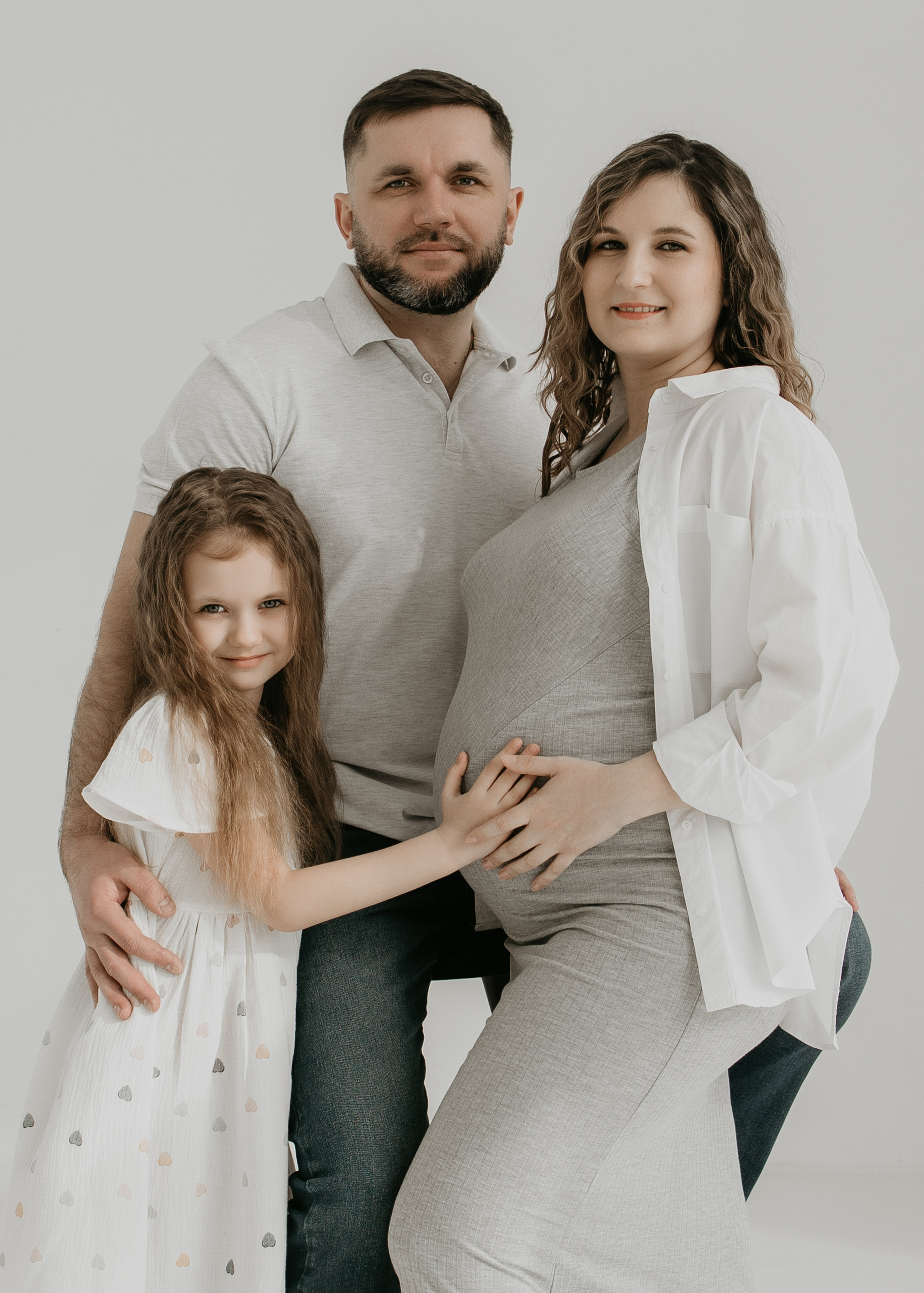 Наталья & Владимир и дочь Ульяна. Семейный фотограф в г. Бийске Тукужукова Марина