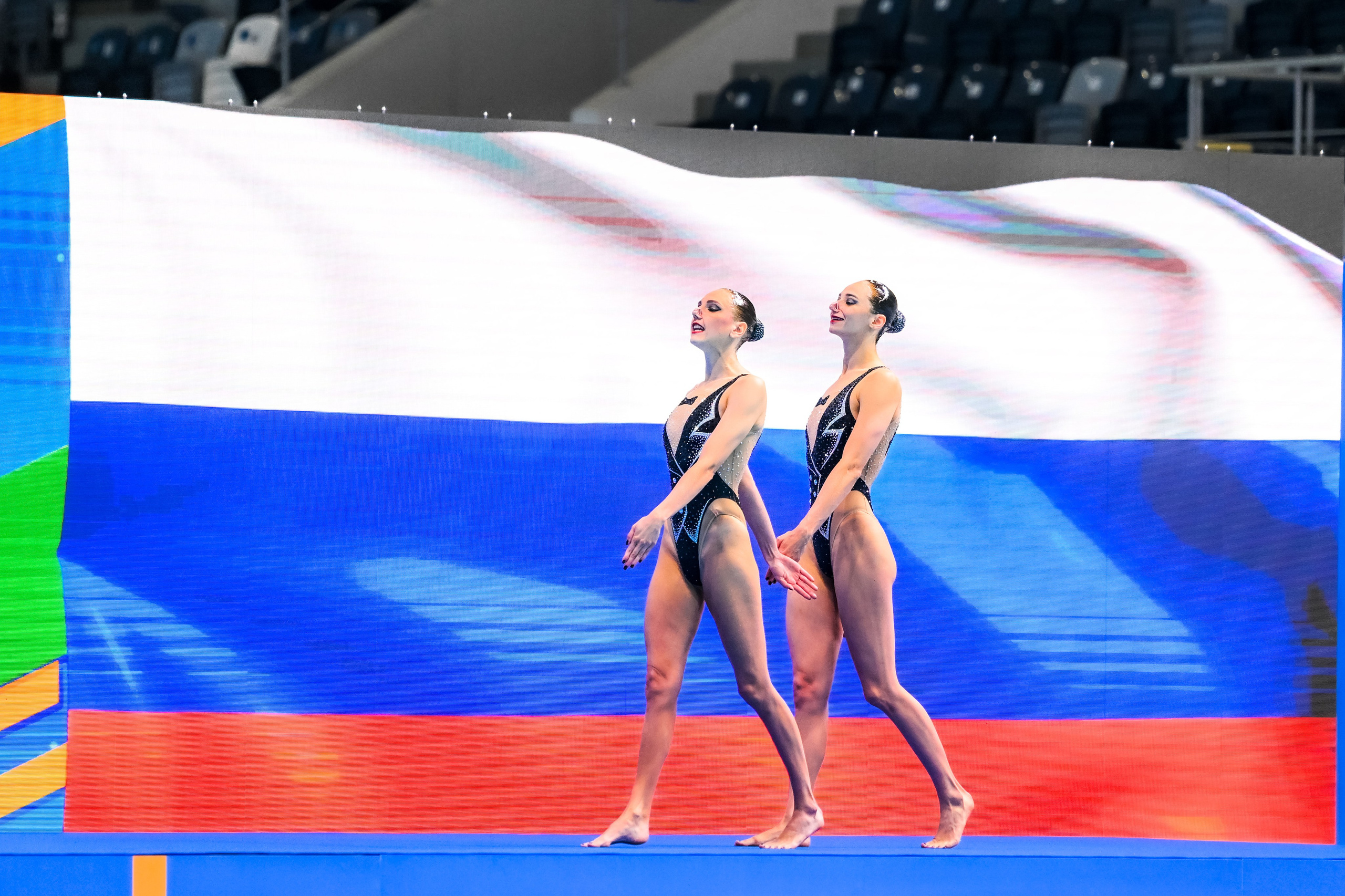 Синхронное плавание «Спортивные игры стран БРИКС». Спортивный и репортажный фотограф в Казани Вячеслав Сатонин