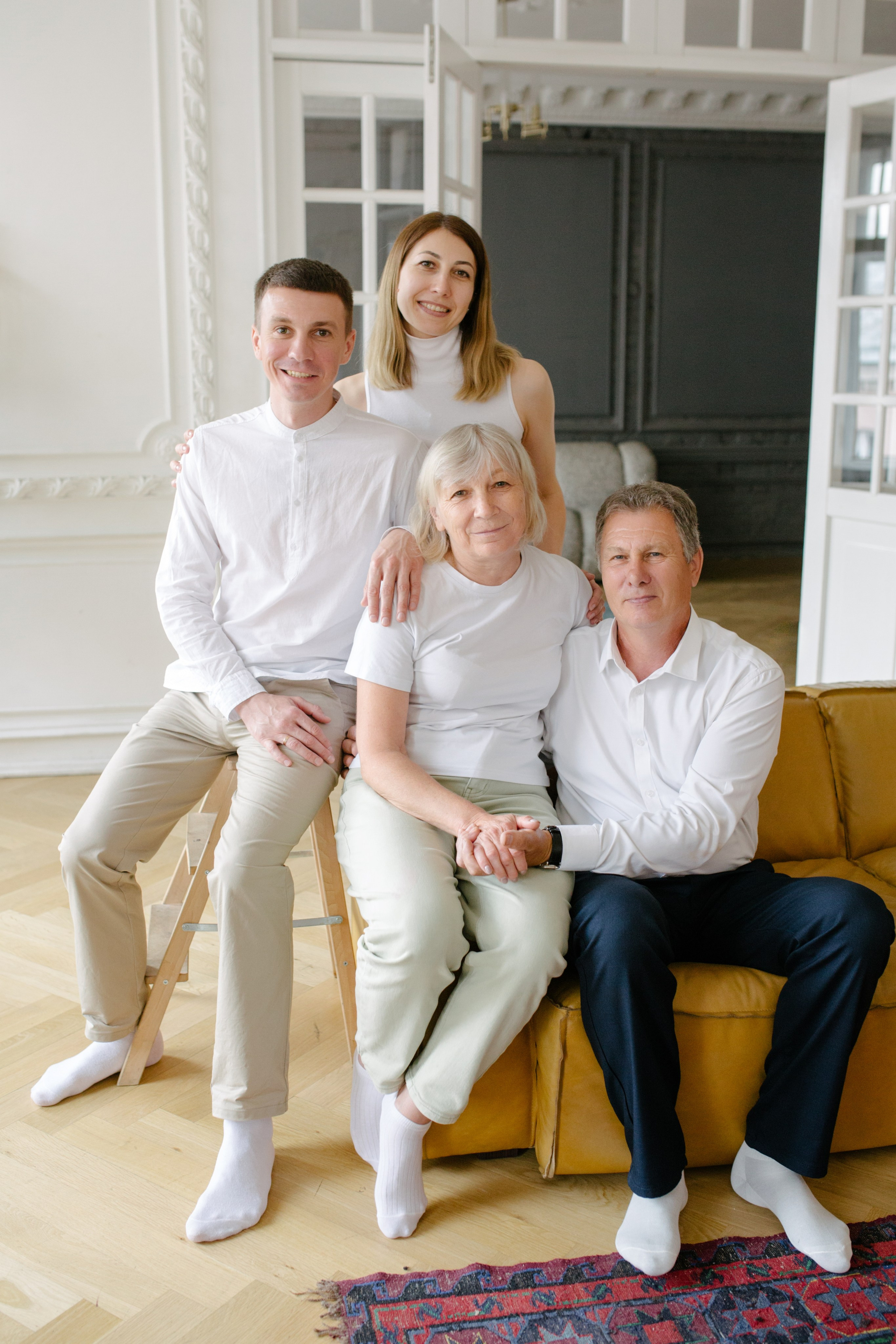 3 поколения, семейная. Свадебный и семейный фотограф в Санкт-Петербурге Исупова Юлия