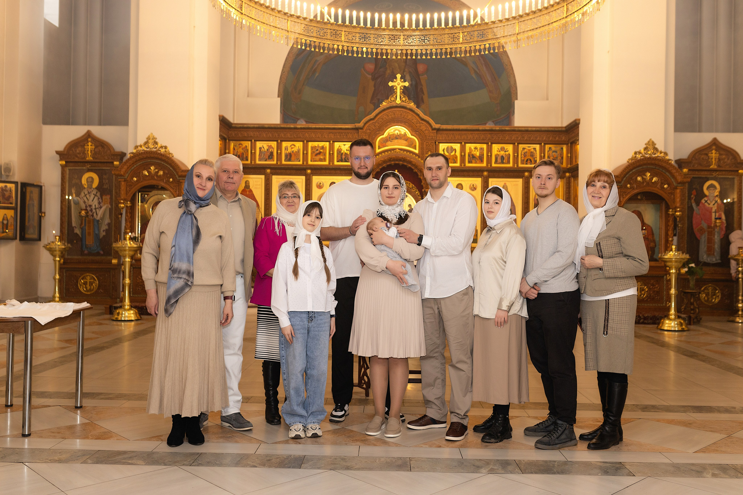 Таинство крещения Алисы. Фотограф в Железнодорожном и Балашихе