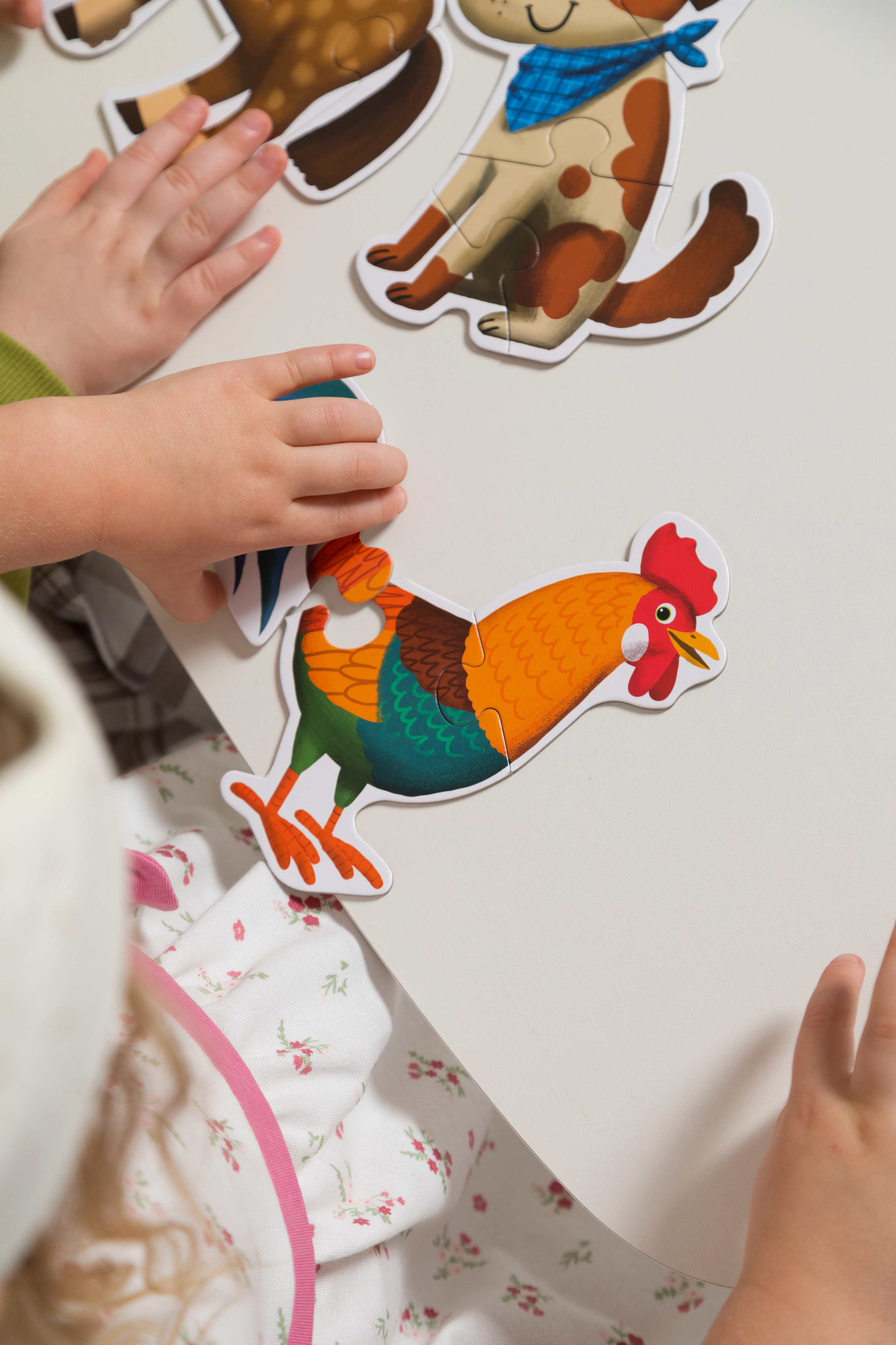 Имиджевая и каталожная съёмка для бренда детских пазлов. Детский и контент фотограф Надя Волкова Санкт-Петербург