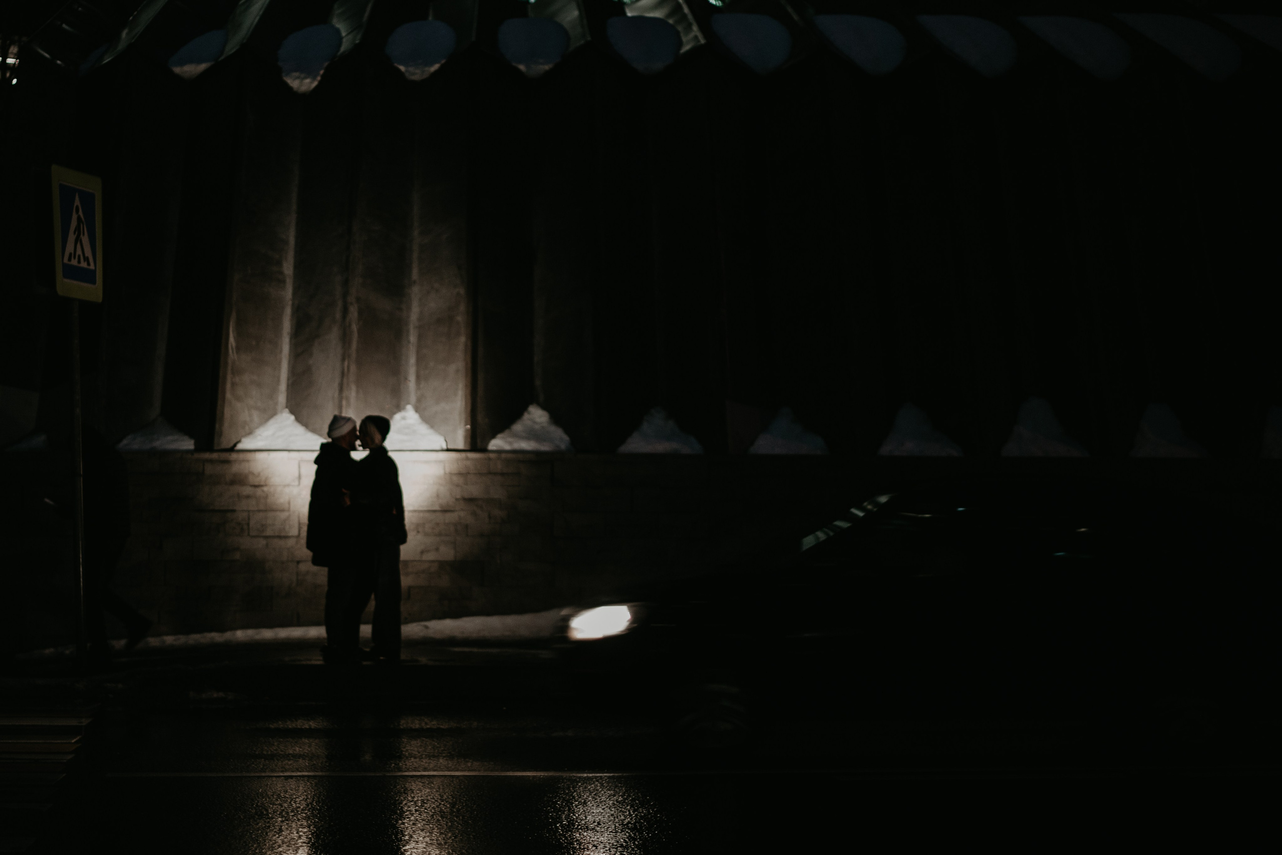 Парная съемка в ночном городе. Мультижанровый фотограф в Москве Наталия Степанова