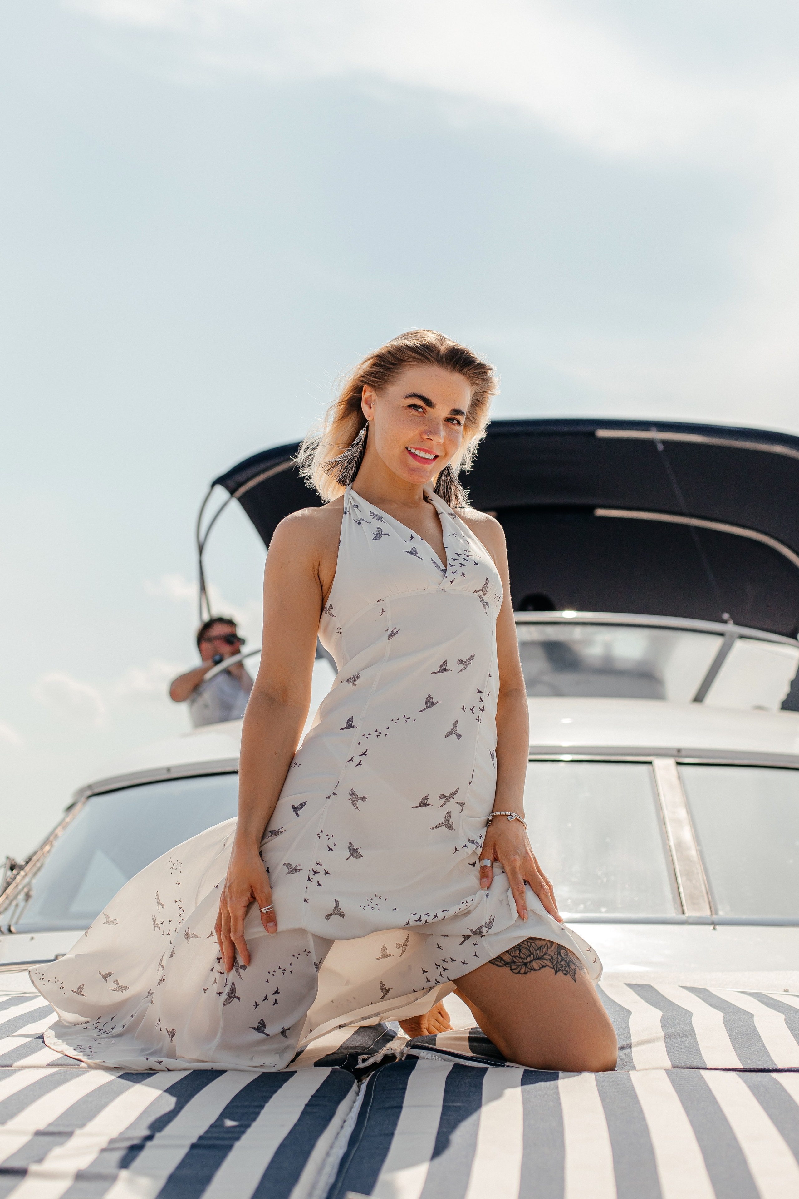 Девушки на яхте 2024. Elena Sova — семейный и женский фотограф в Санкт-Петербурге