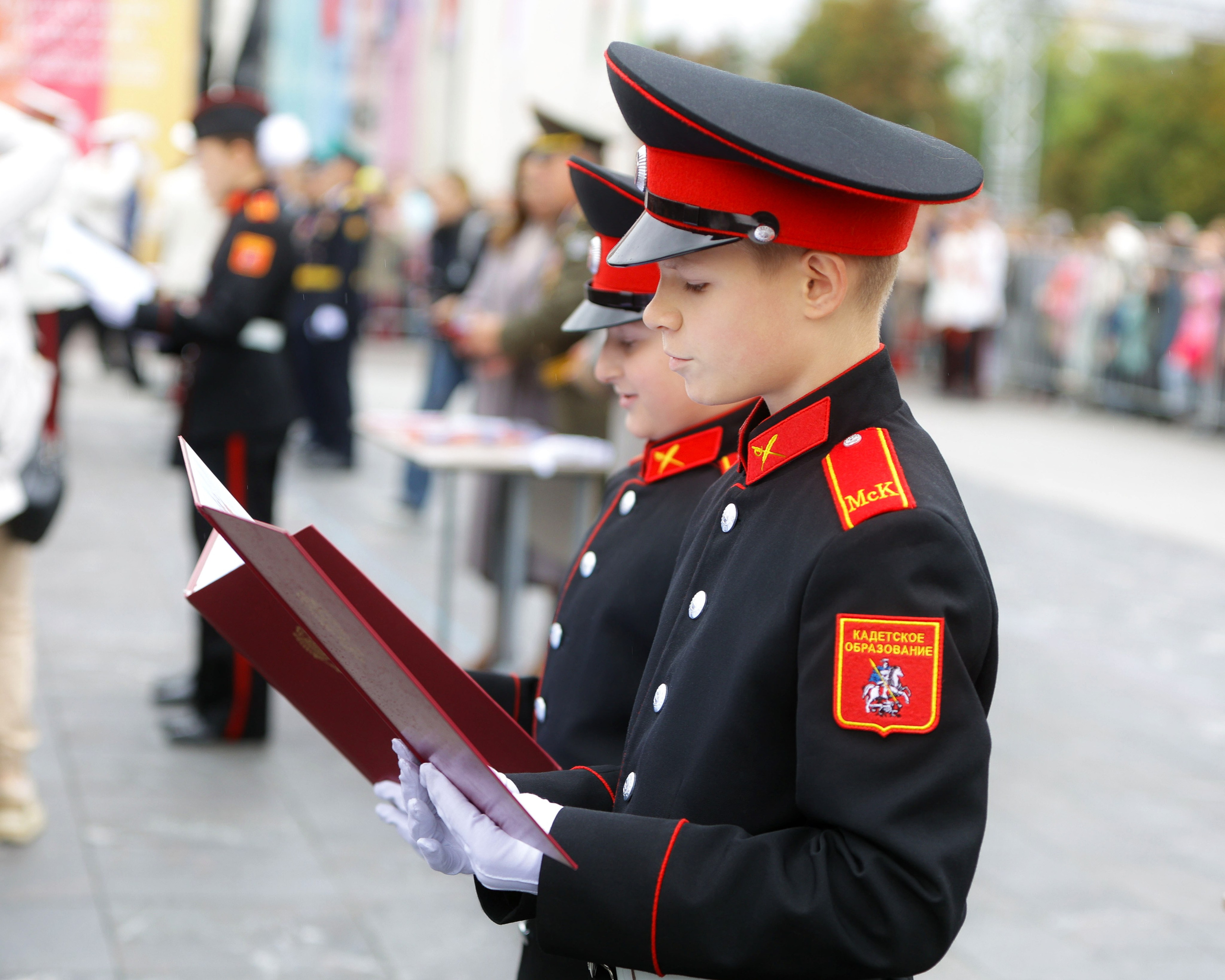 Посвящению в кадеты в Первом Московском кадетском корпусе, Дипломатической кадетской школы. Выпускные альбомы и школьный фотограф в Подольске, Троицке, Щербинке, Москве и Московской области