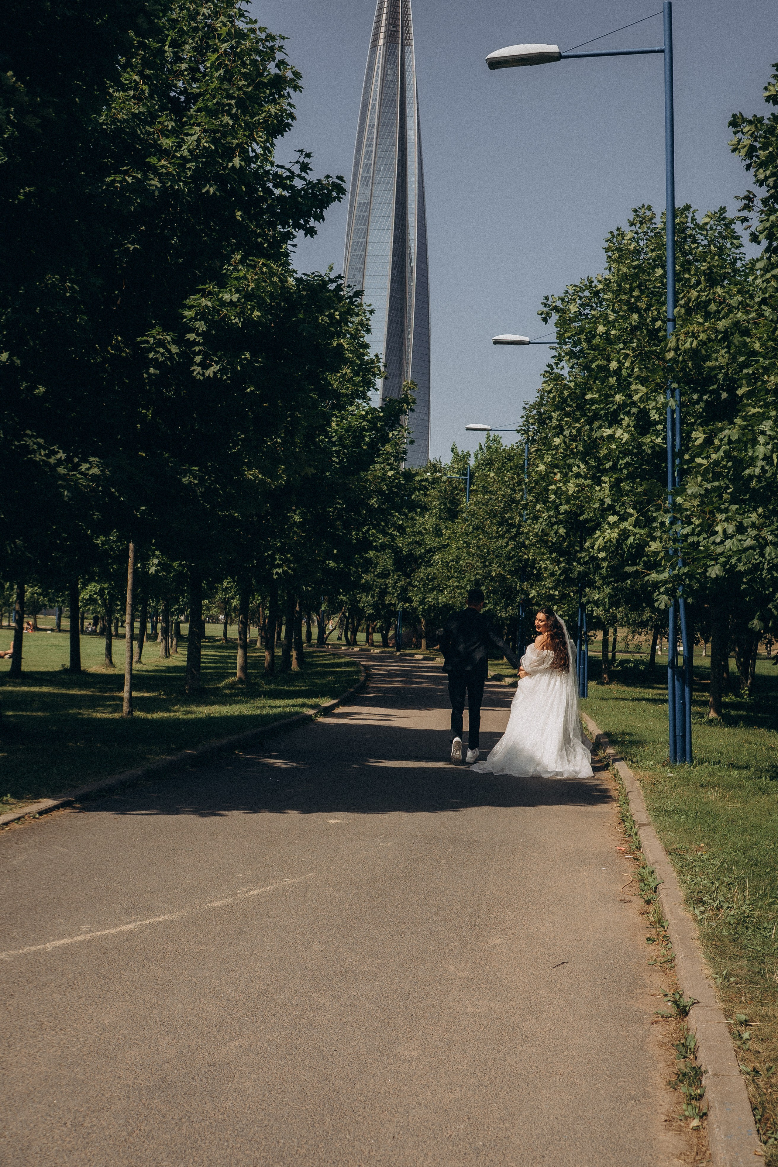 СВАДЕБНАЯ СЬЕМК В ПАРКЕ 300-ЛЕТИЯ. Профессиональный фотограф, Санкт-Петербург — Виктория Богомолова