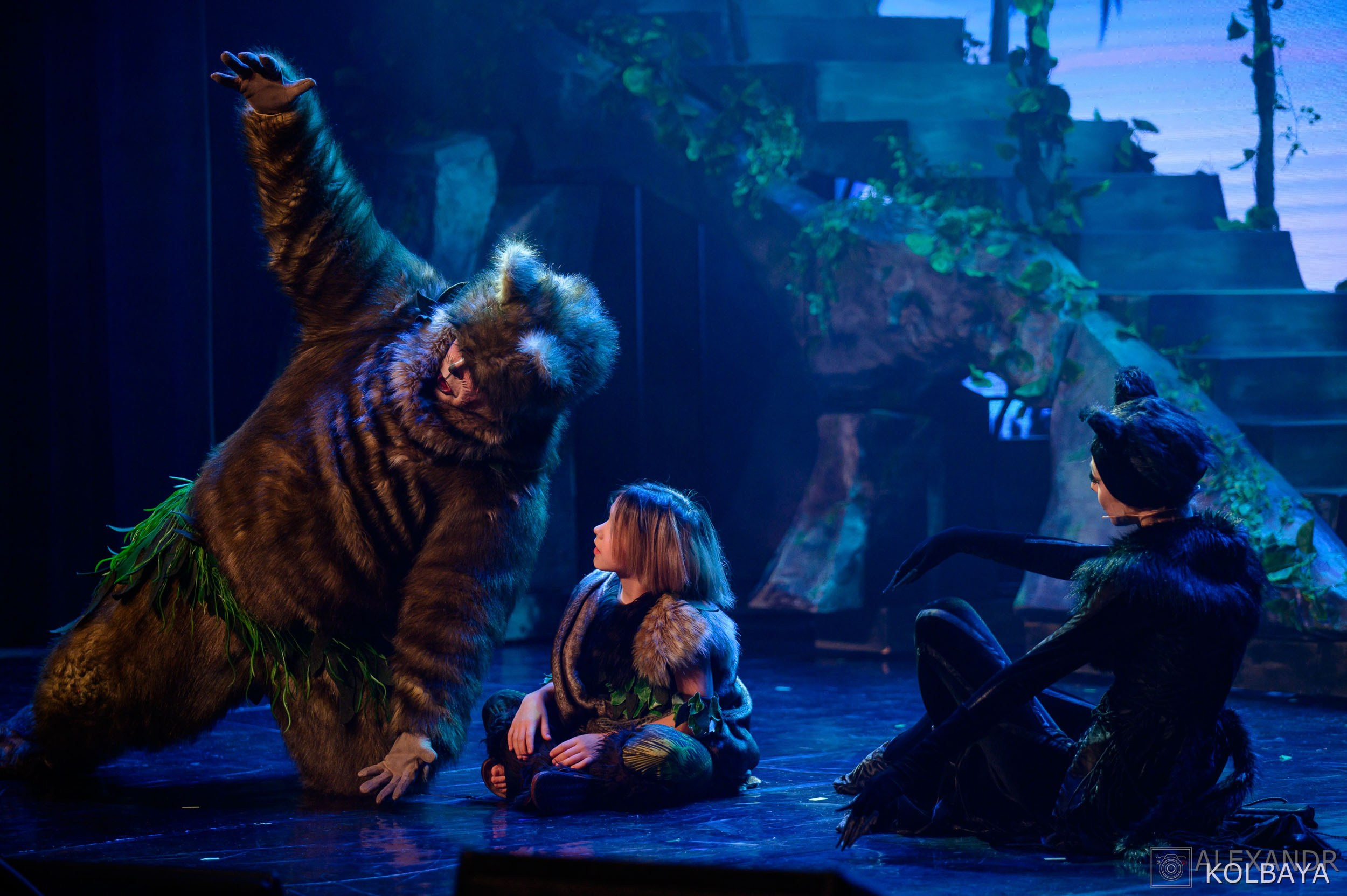 Мюзикл «Маугли». Концертный и театральный репортажный фотограф в Москве Александр Колбая
