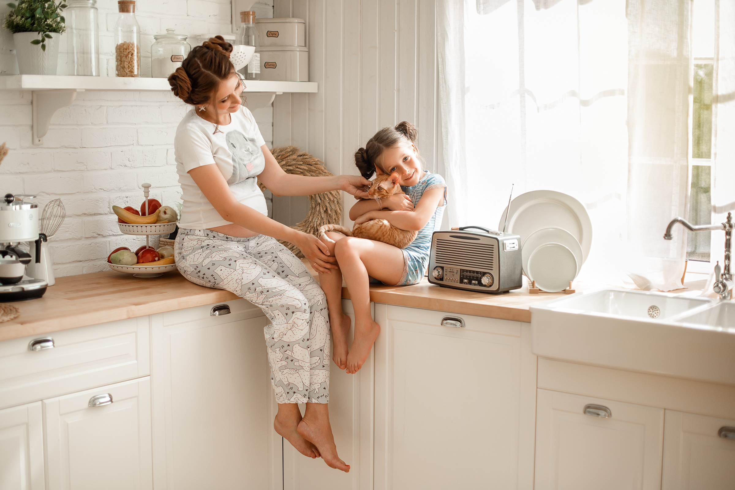 Семейная фотосессия в студии и дома. Семейный фотограф в Санкт-Петербурге Анна Аверина